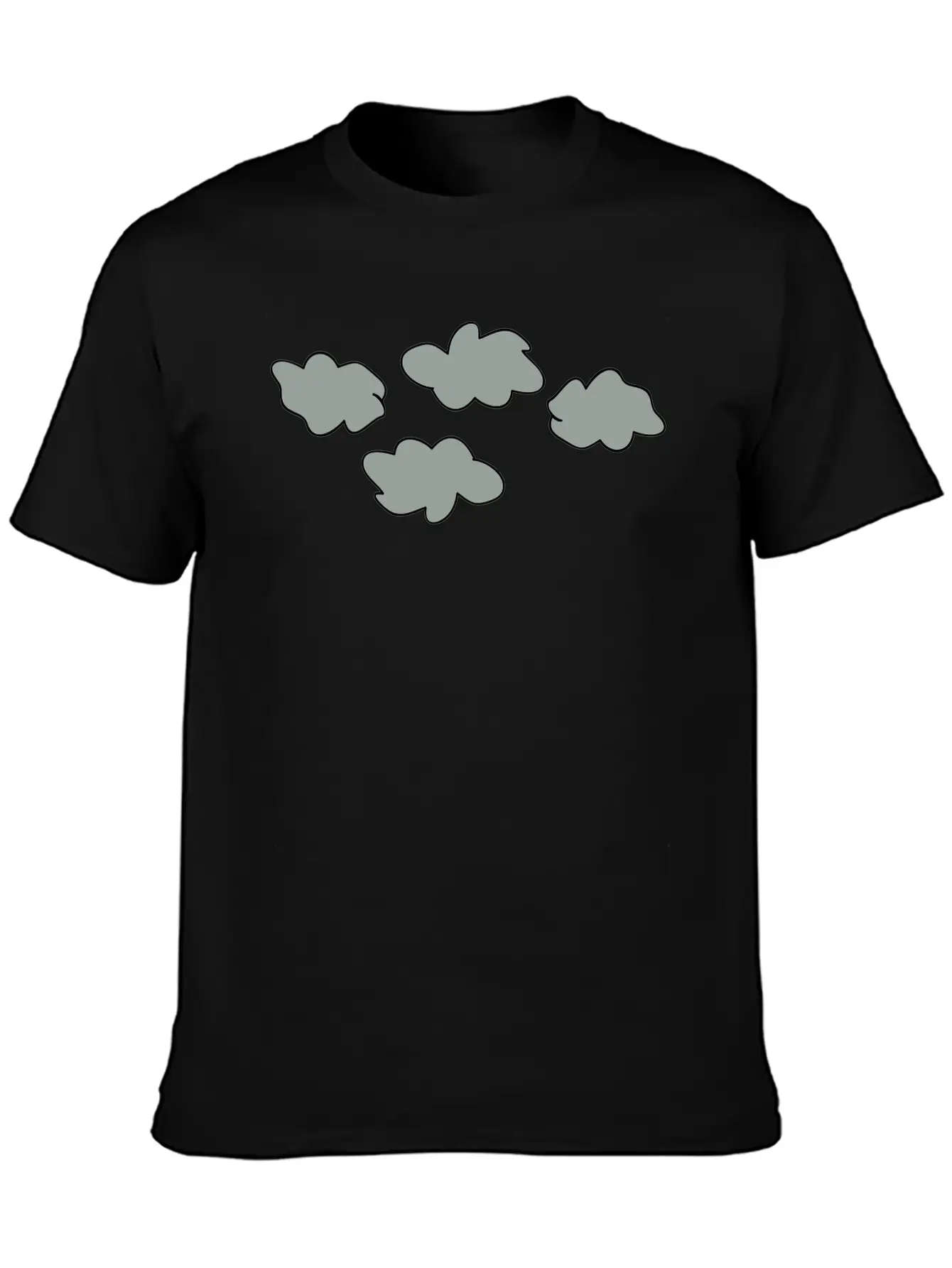 Wolken3 Lightweight Cotton T-Shirt – Daily Comfort Graphic Shirt