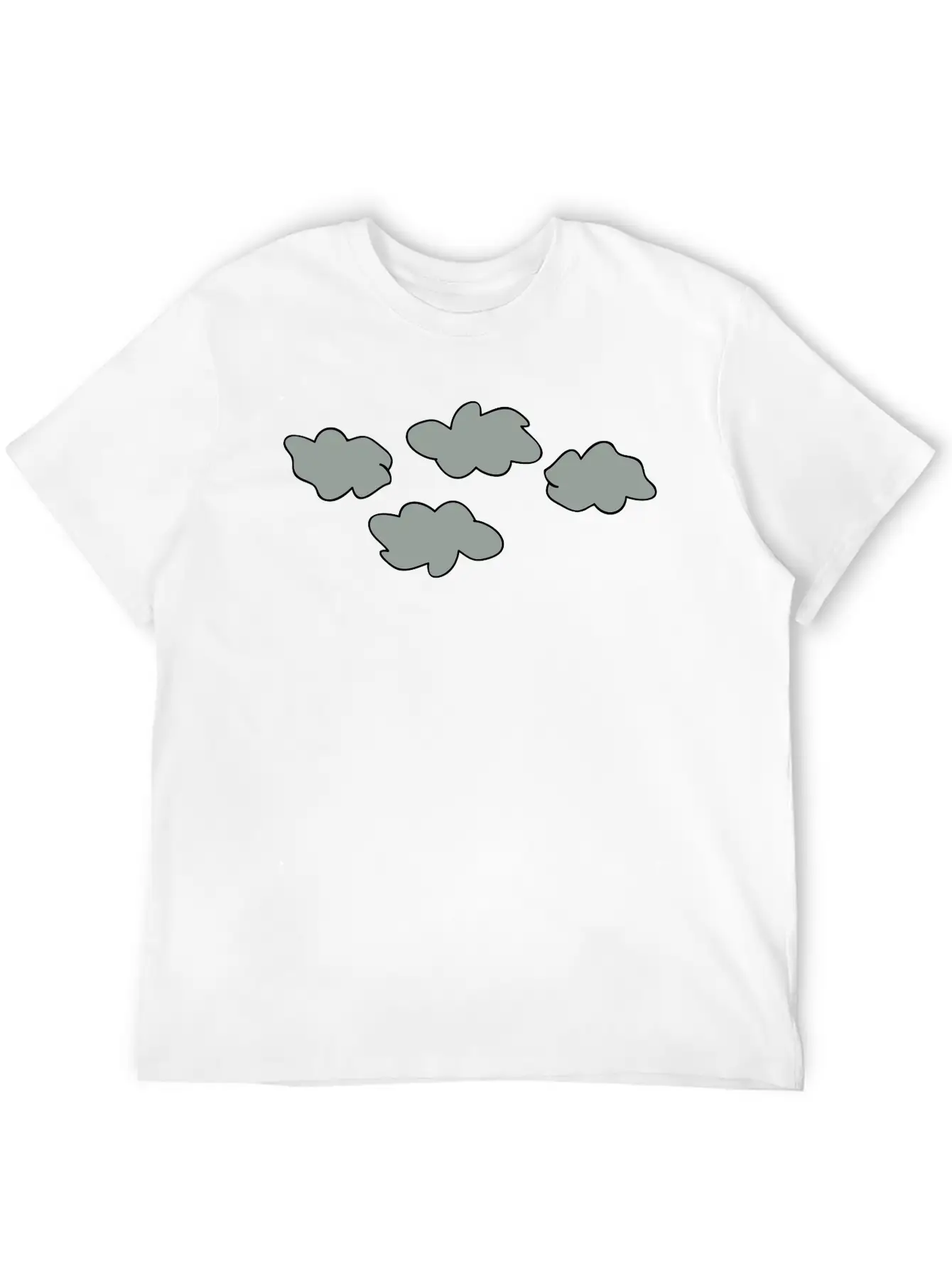 Wolken3 Lightweight Cotton T-Shirt – Daily Comfort Graphic Shirt