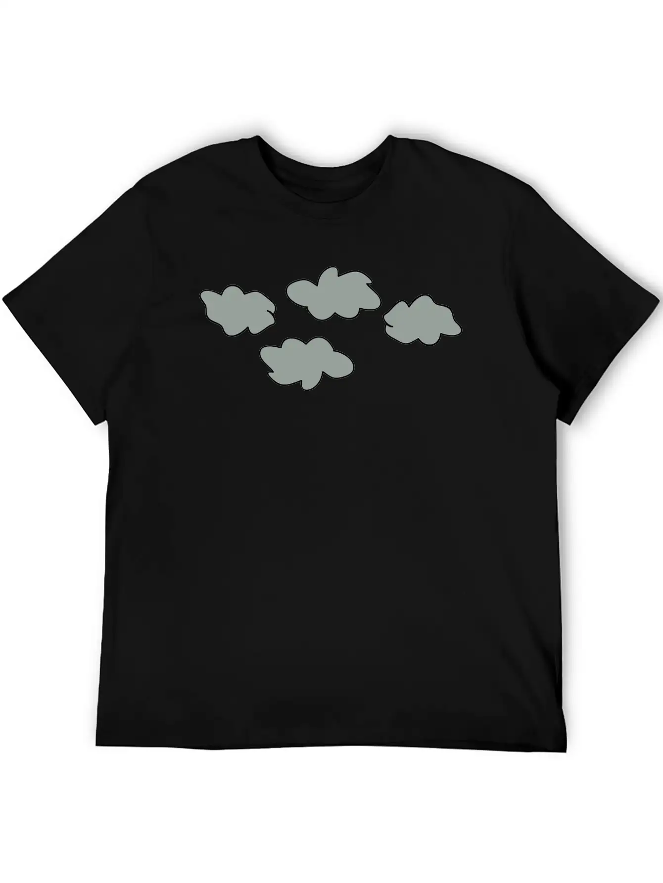 Wolken3 Lightweight Cotton T-Shirt – Daily Comfort Graphic Shirt