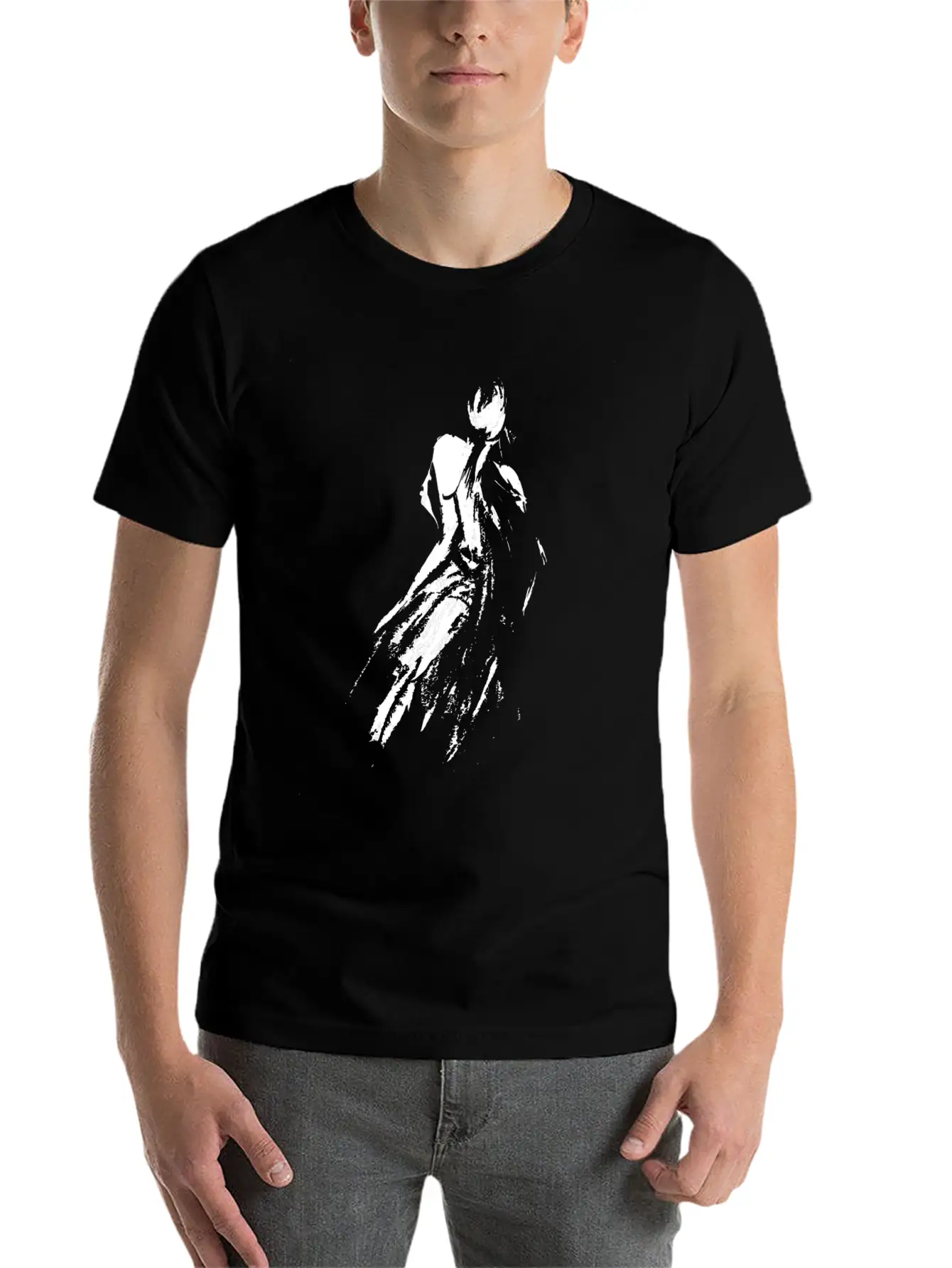 Woman Art, Beautiful Girl Art Lightweight Cotton T-Shirt – Daily Comfort Graphic Shirt