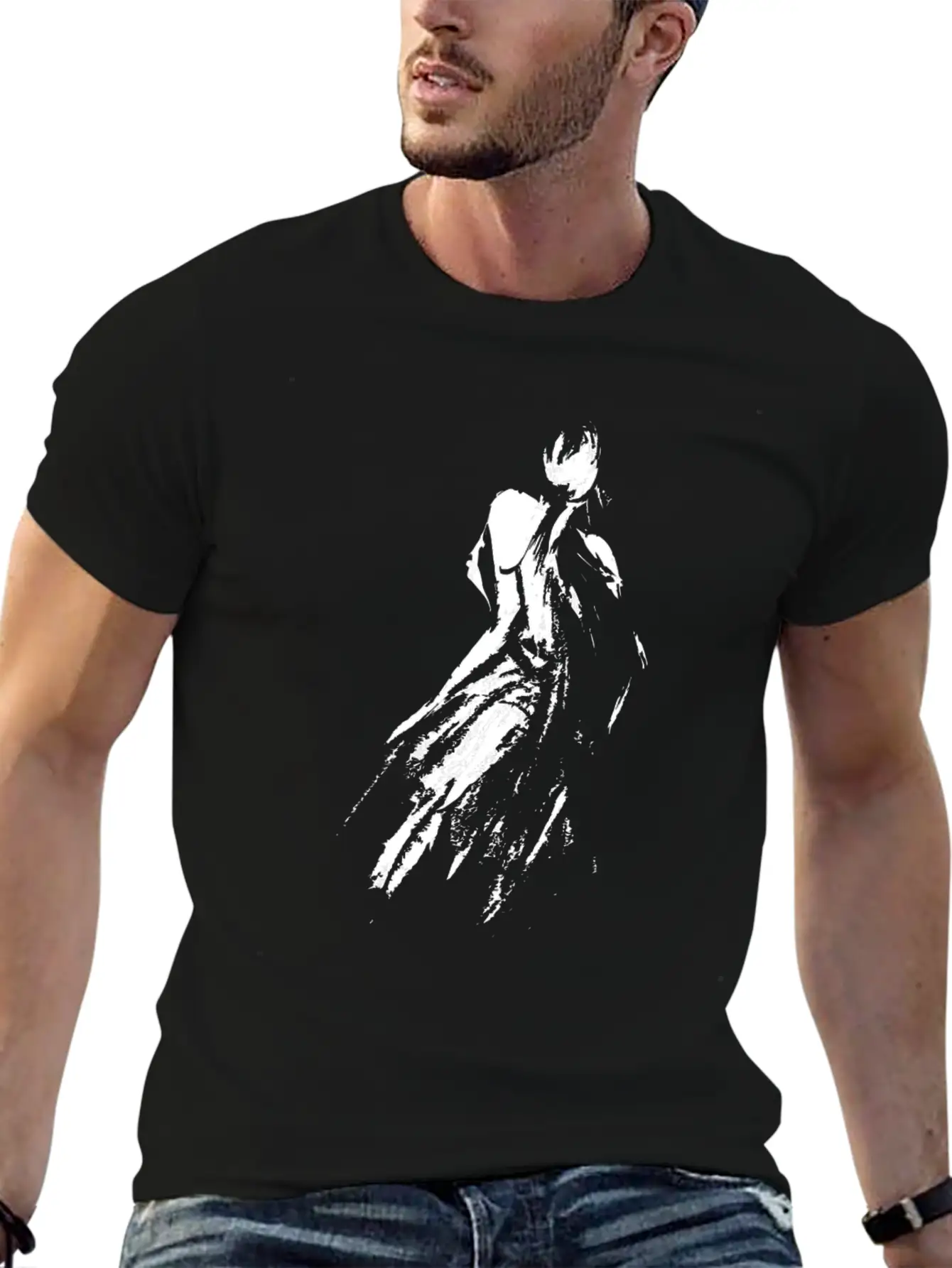 Woman Art, Beautiful Girl Art Lightweight Cotton T-Shirt – Daily Comfort Graphic Shirt