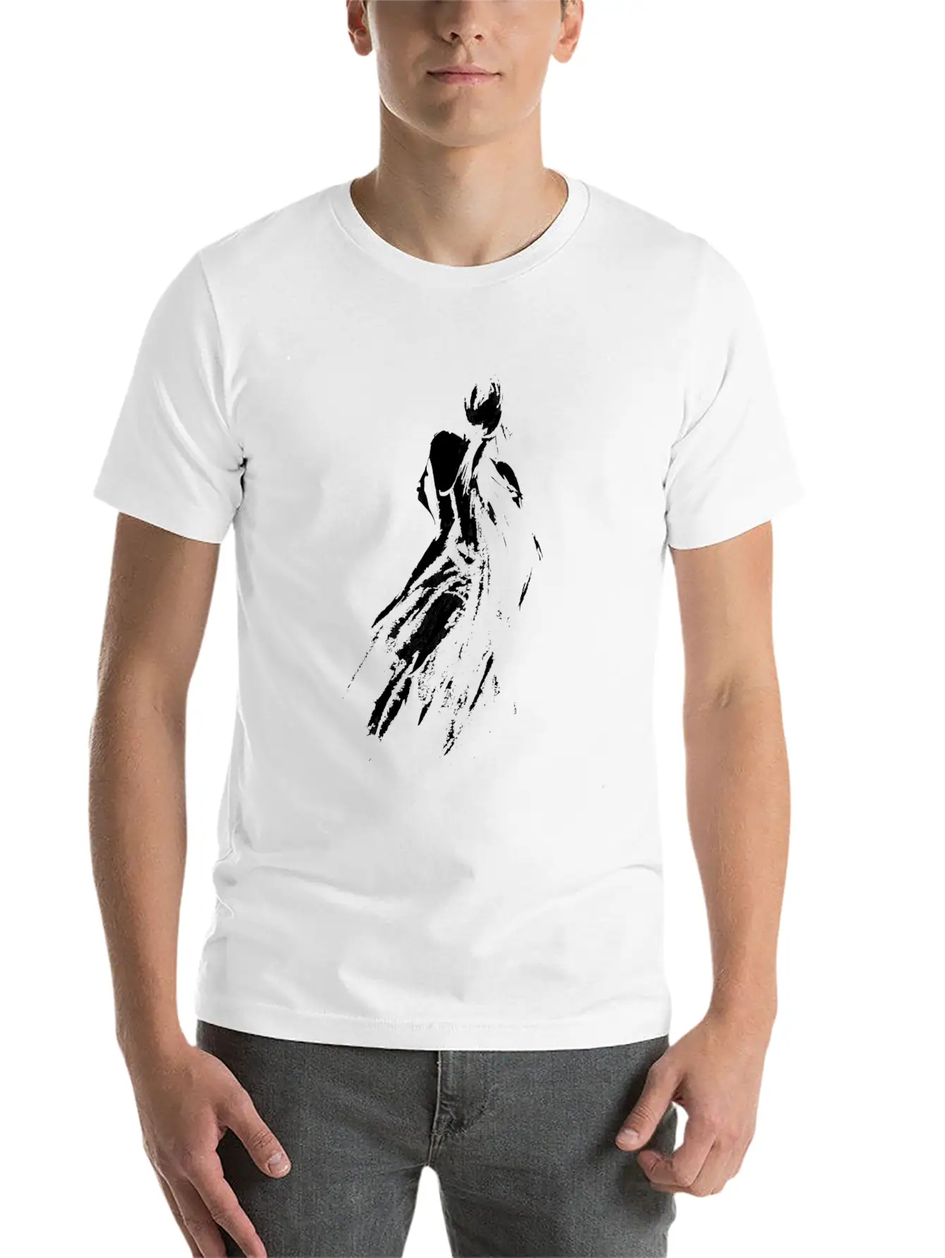 Woman Art, Beautiful Girl Art Lightweight Cotton T-Shirt – Daily Comfort Graphic Shirt