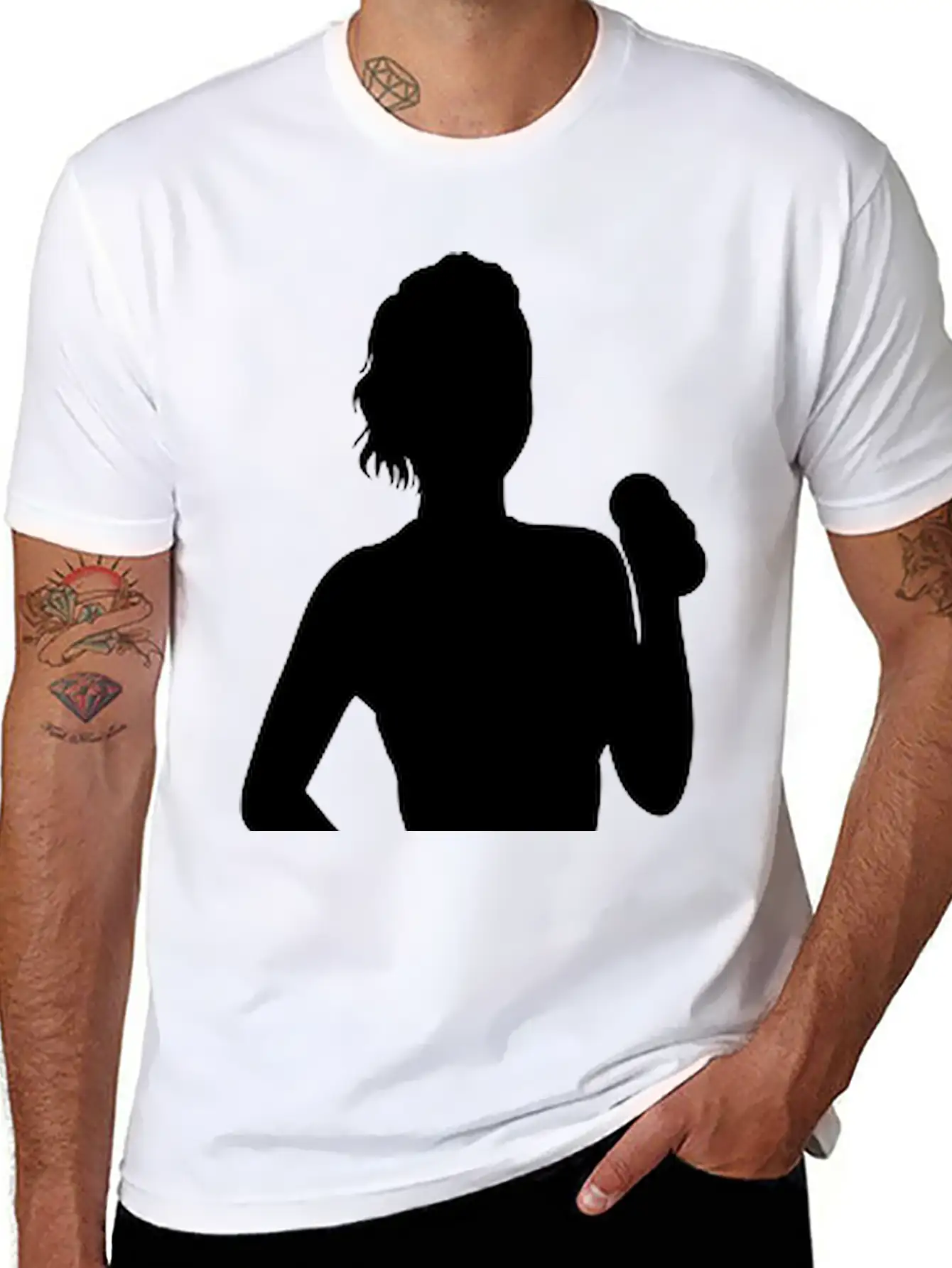 Woman Doing Fitness Modern Fit Casual T-Shirt – Clean And Versatile Design