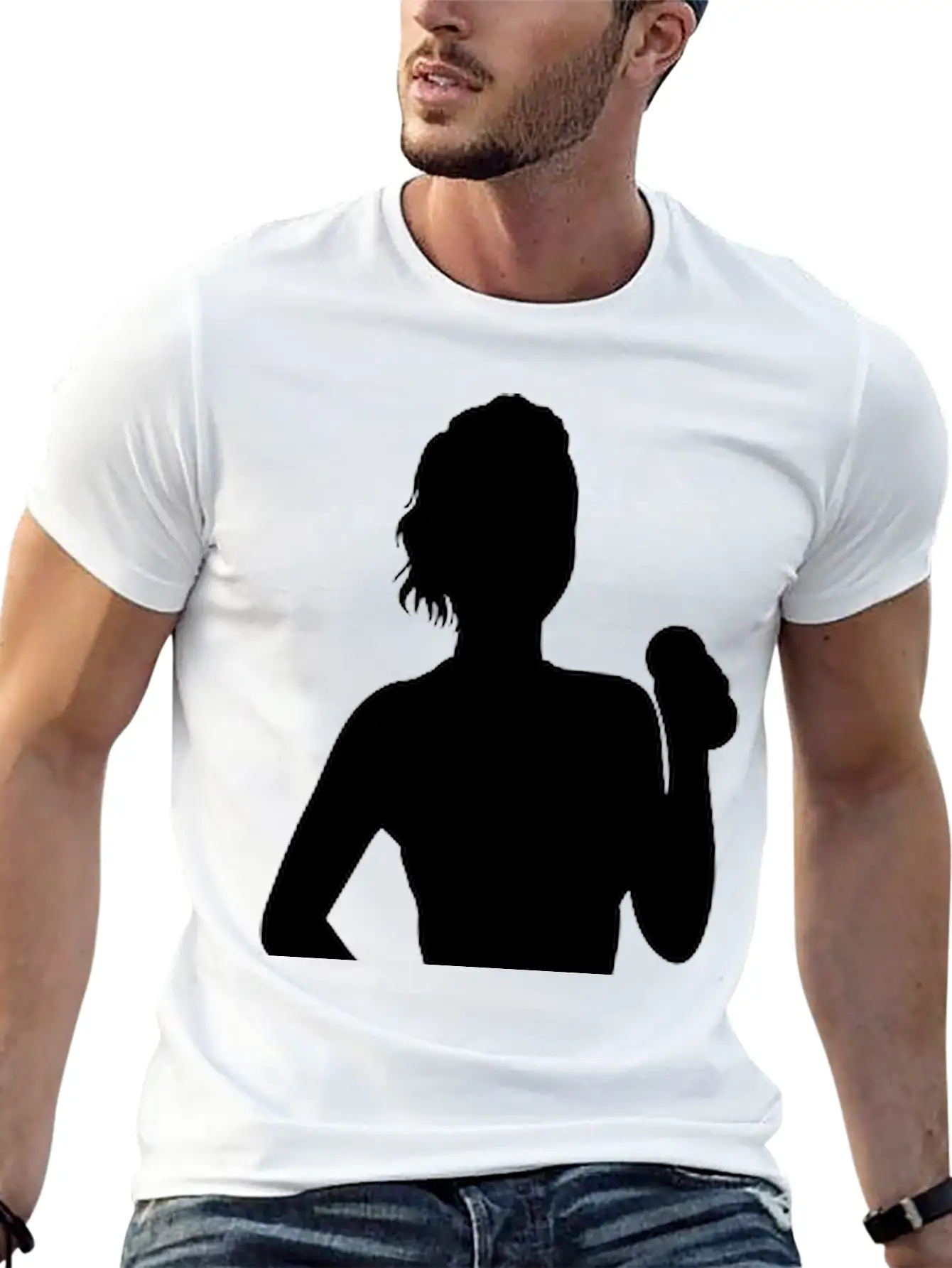 Woman Doing Fitness Modern Fit Casual T-Shirt – Clean And Versatile Design
