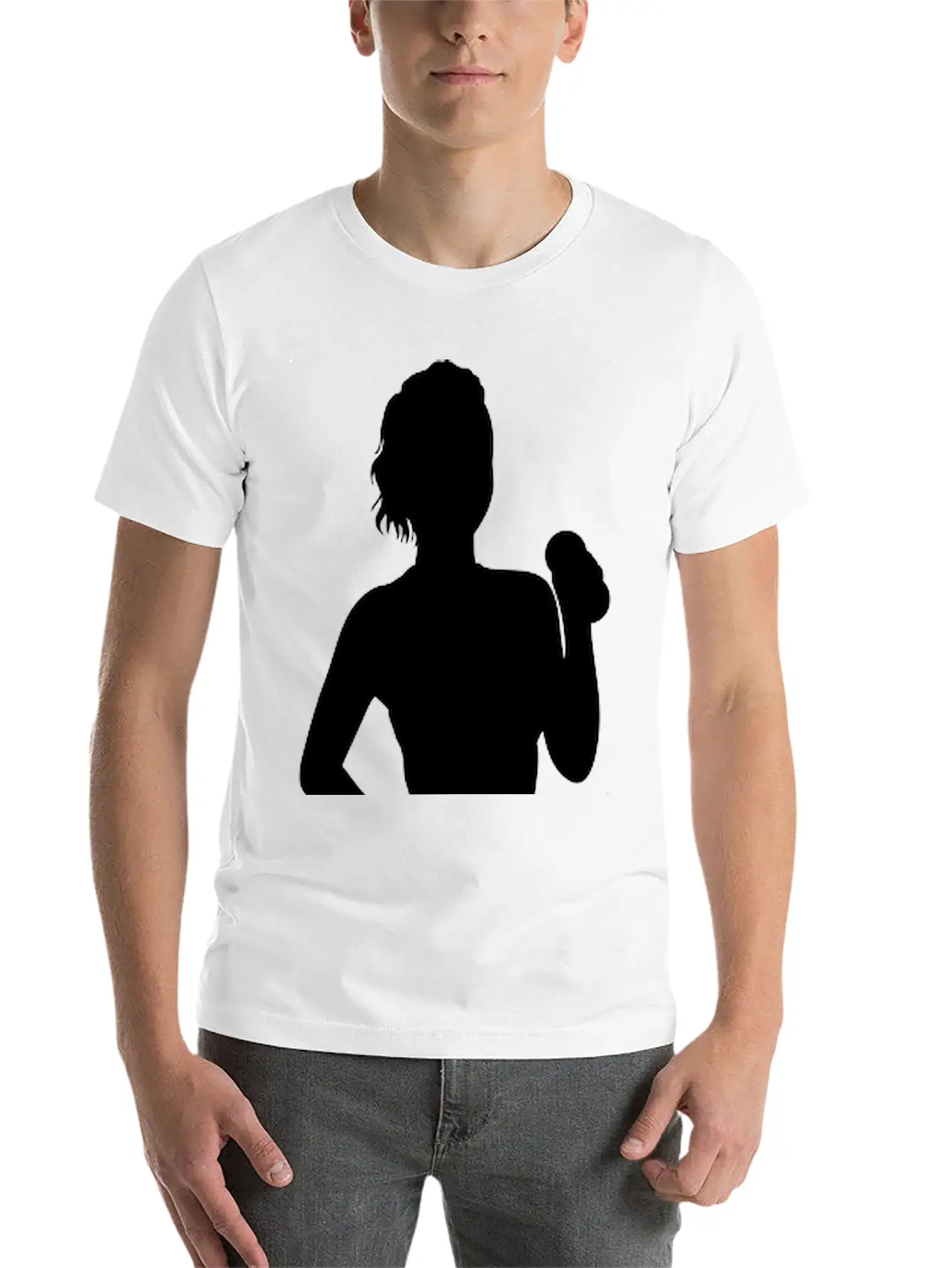Woman Doing Fitness Modern Fit Casual T-Shirt – Clean And Versatile Design