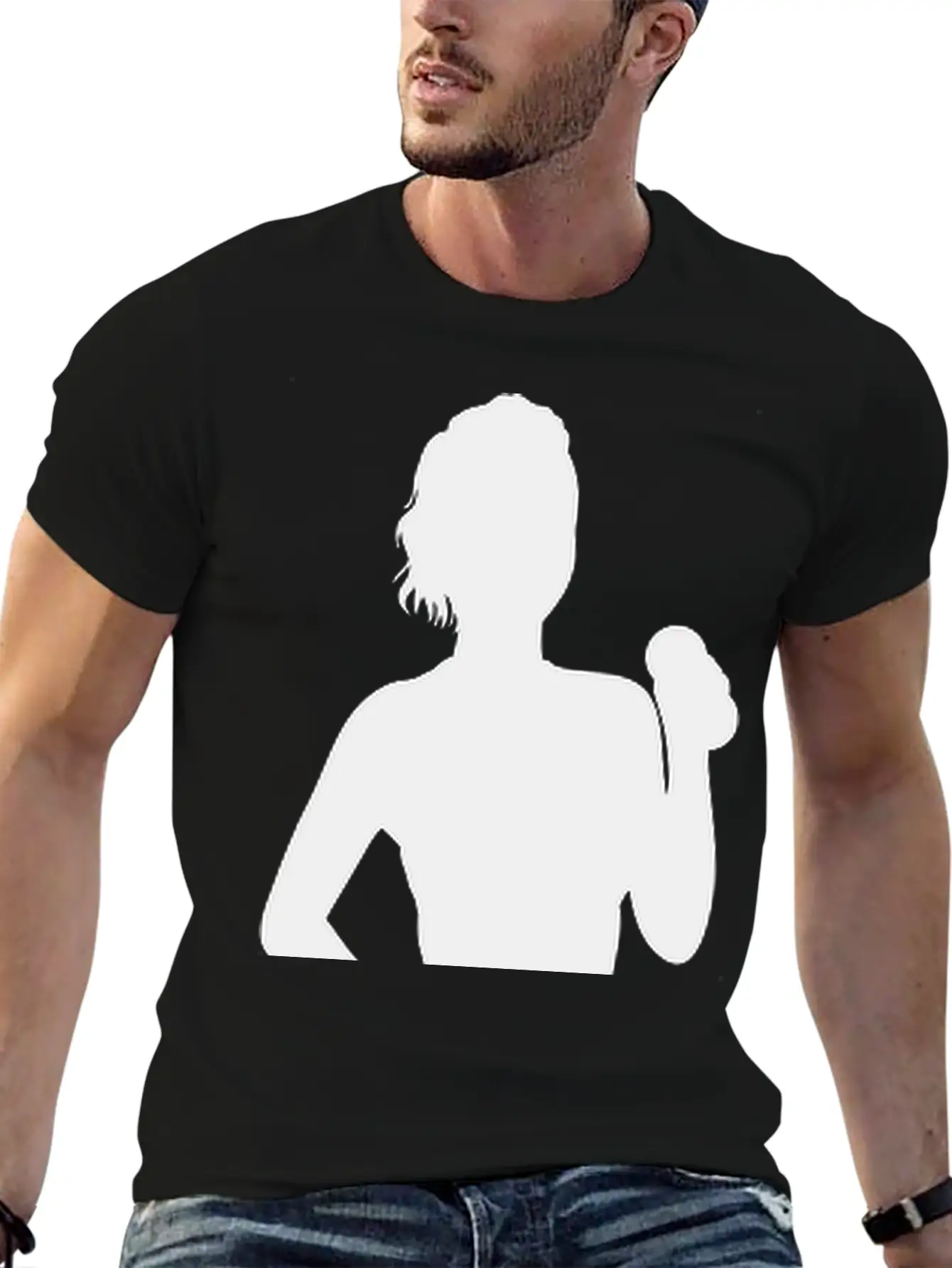 Woman Doing Fitness Modern Fit Casual T-Shirt – Clean And Versatile Design