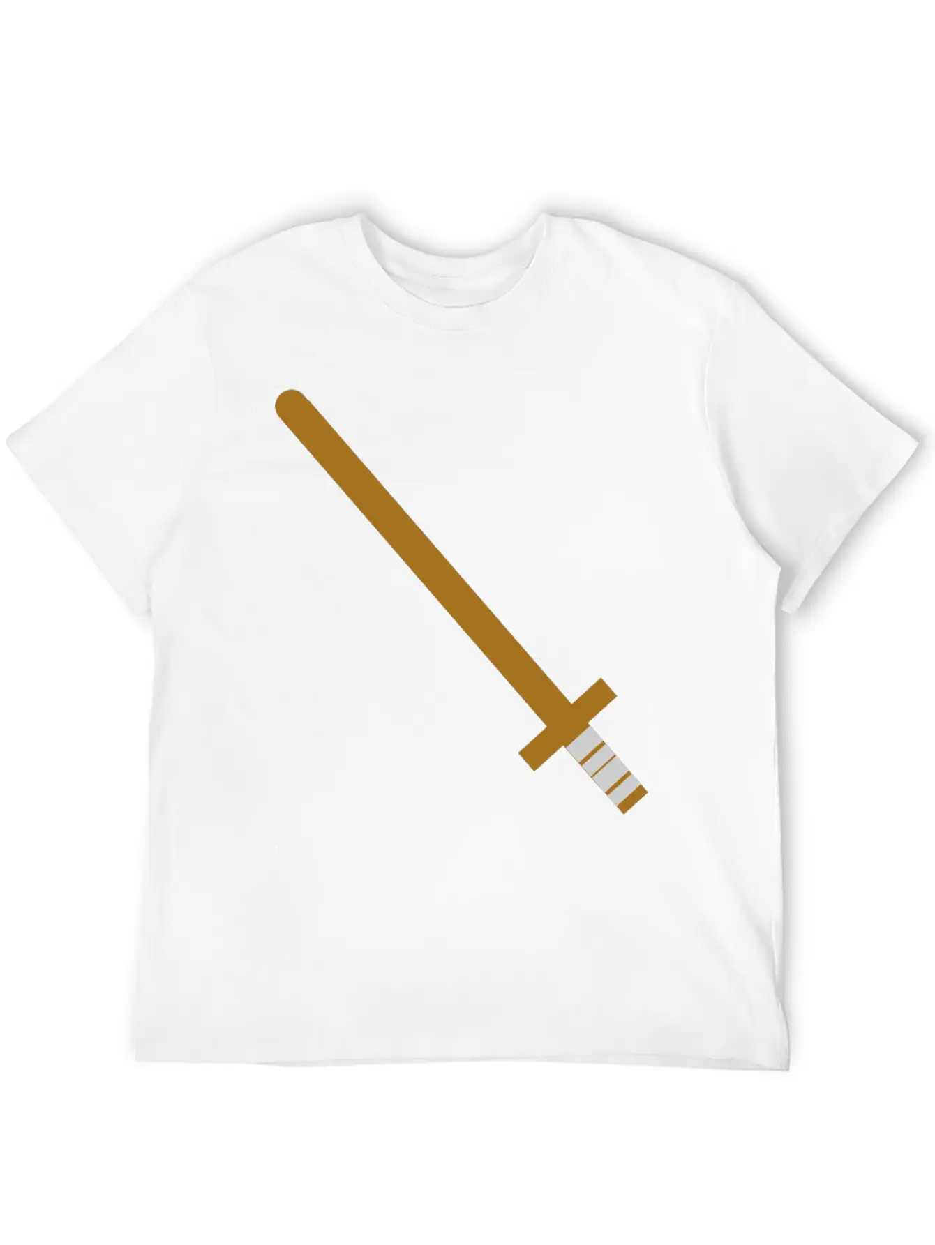 Wooden Sword Unisex Casual T-Shirt – Clean Design For Daily Comfort