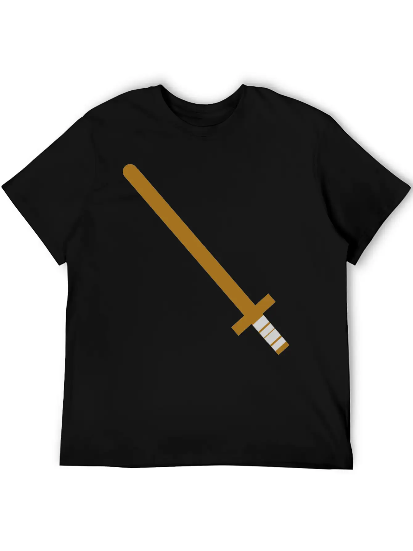 Wooden Sword Unisex Casual T-Shirt – Clean Design For Daily Comfort