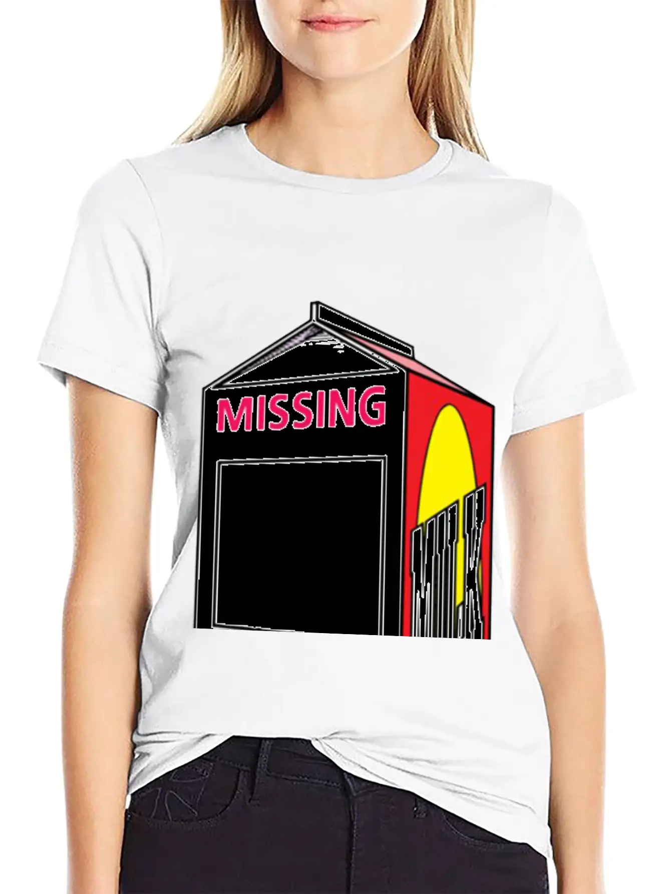 Words Missing Person Unisex Casual T-Shirt – Clean Design For Daily Comfort