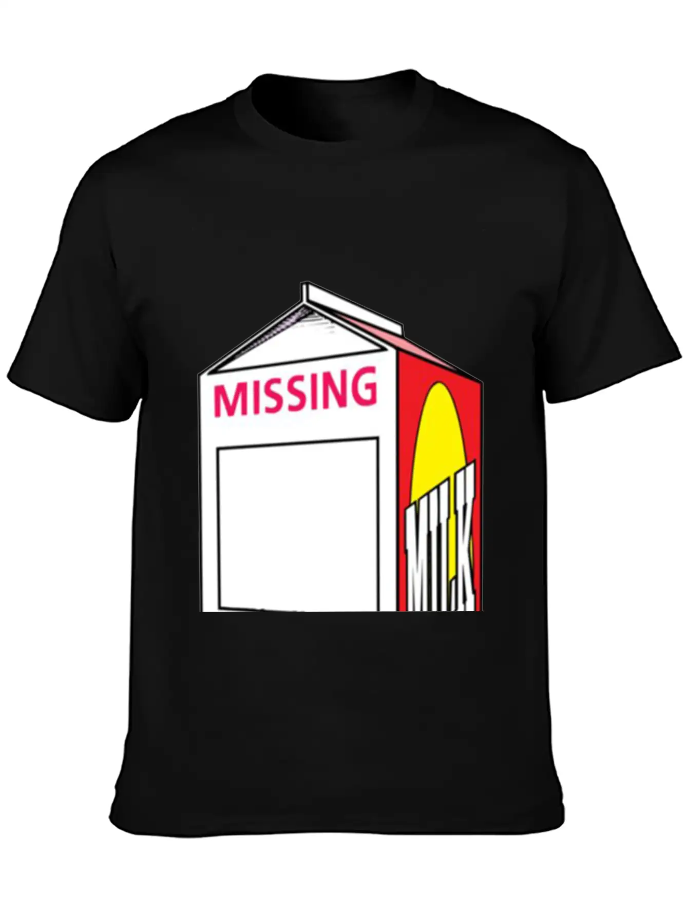Words Missing Person Unisex Casual T-Shirt – Clean Design For Daily Comfort