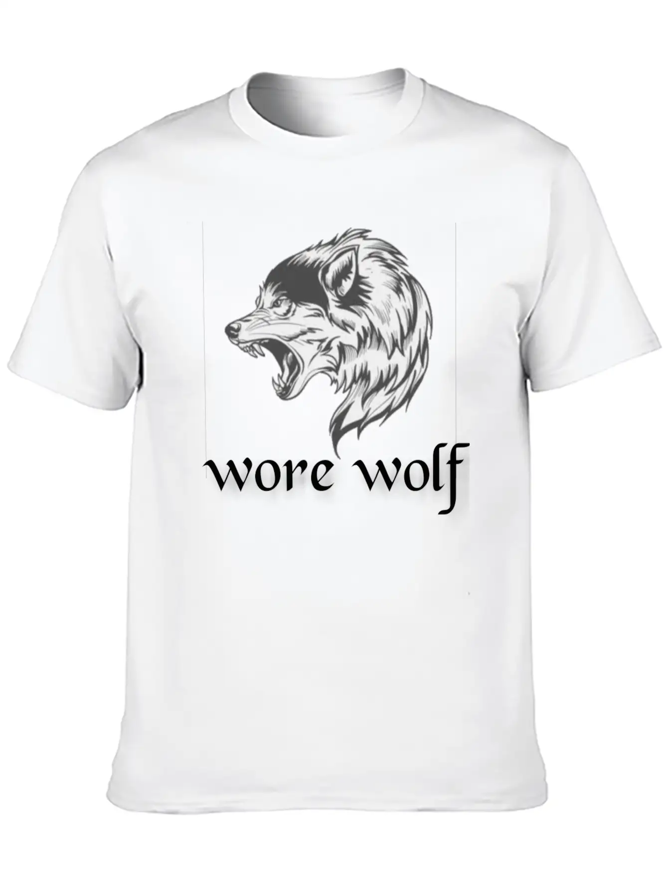 Wore Wolf Modern Fit Casual T-Shirt – Clean And Versatile Design