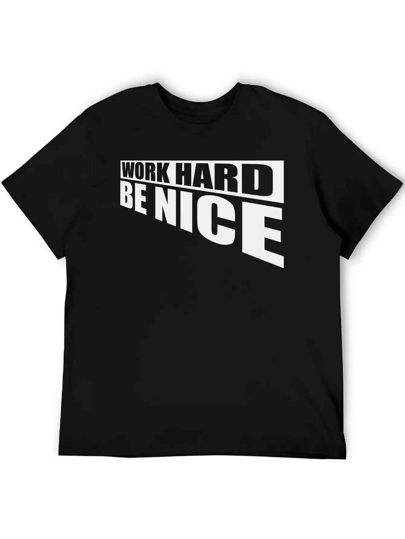 Work Hard Nice Soft Cotton Short Sleeve Tee – Unisex Wardrobe Staple