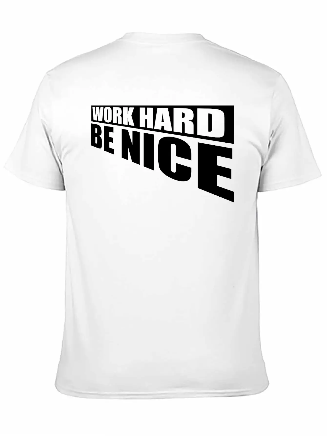 Work Hard Nice Soft Cotton Short Sleeve Tee – Unisex Wardrobe Staple