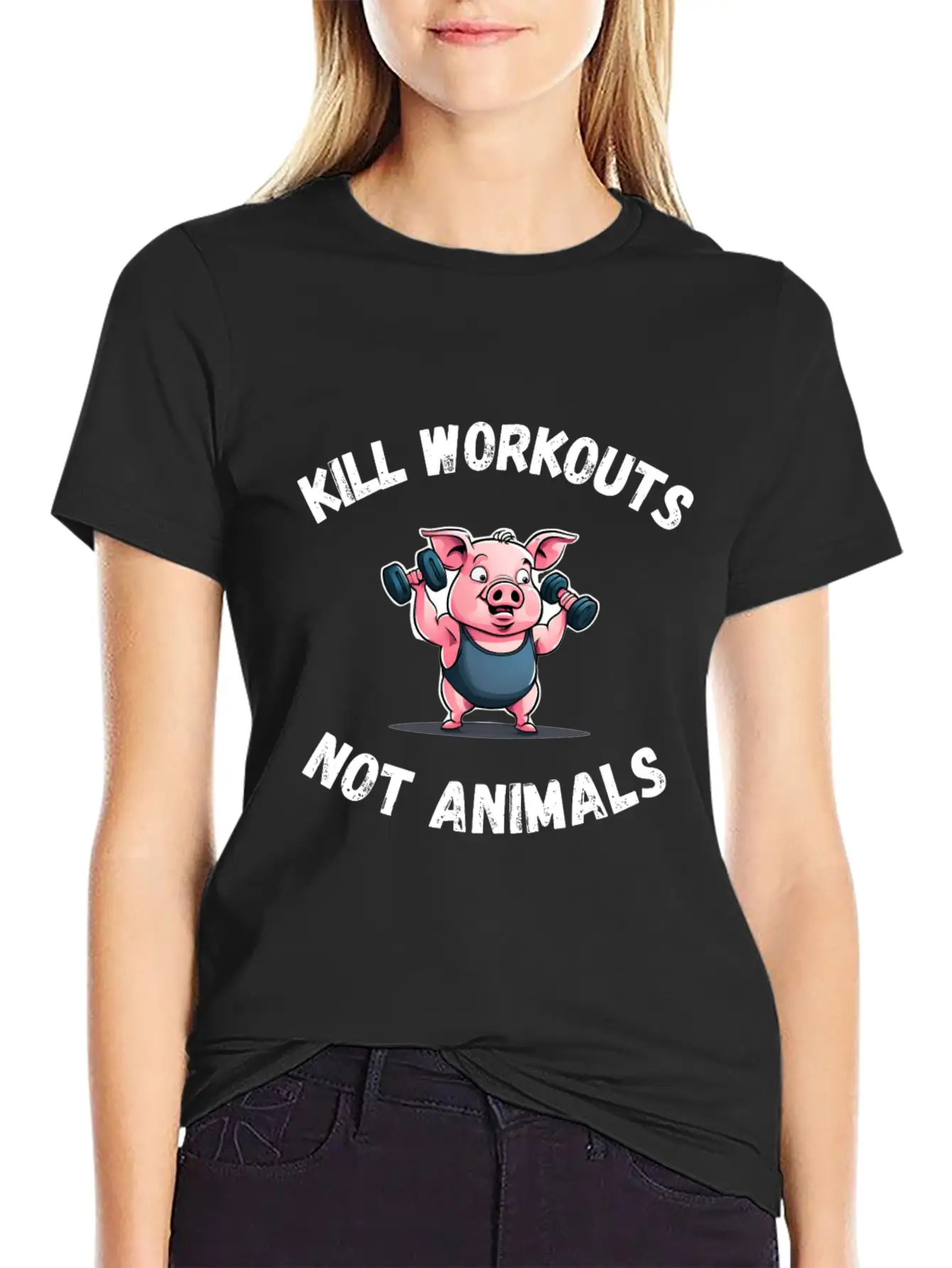 Workout Pig Basic Graphic T-Shirt – Daily Comfort In Soft Cotton