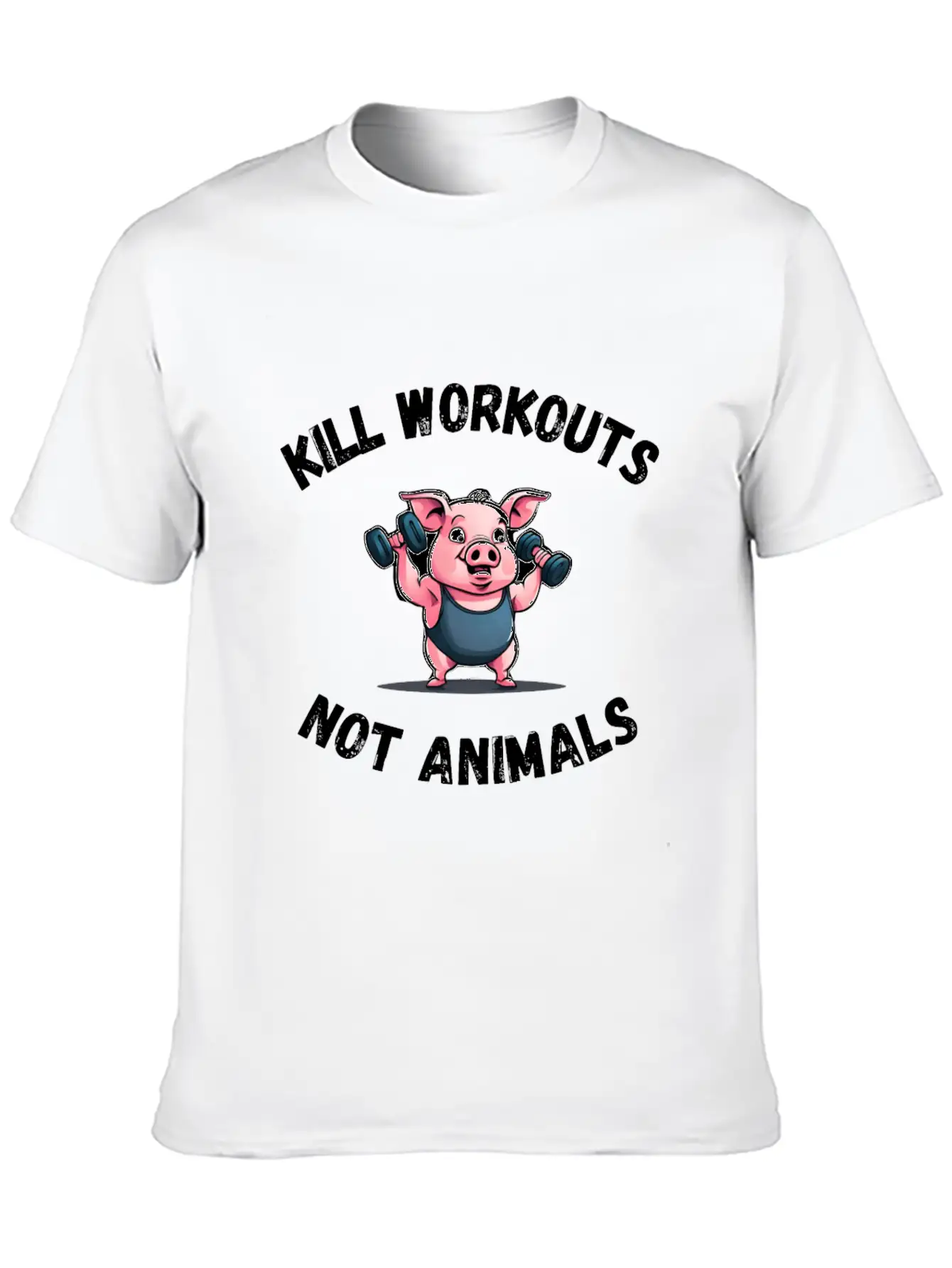 Workout Pig Basic Graphic T-Shirt – Daily Comfort In Soft Cotton