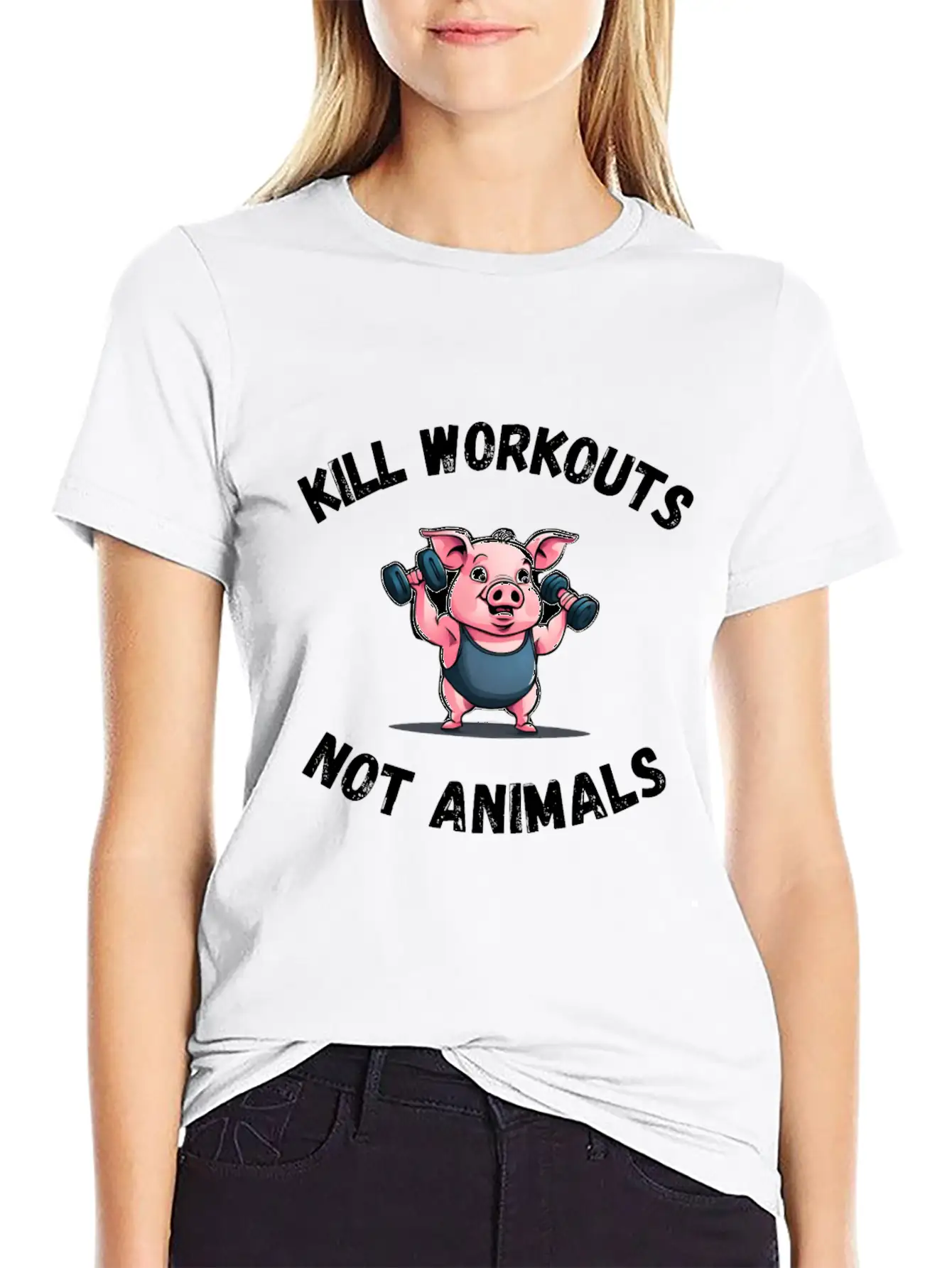 Workout Pig Basic Graphic T-Shirt – Daily Comfort In Soft Cotton