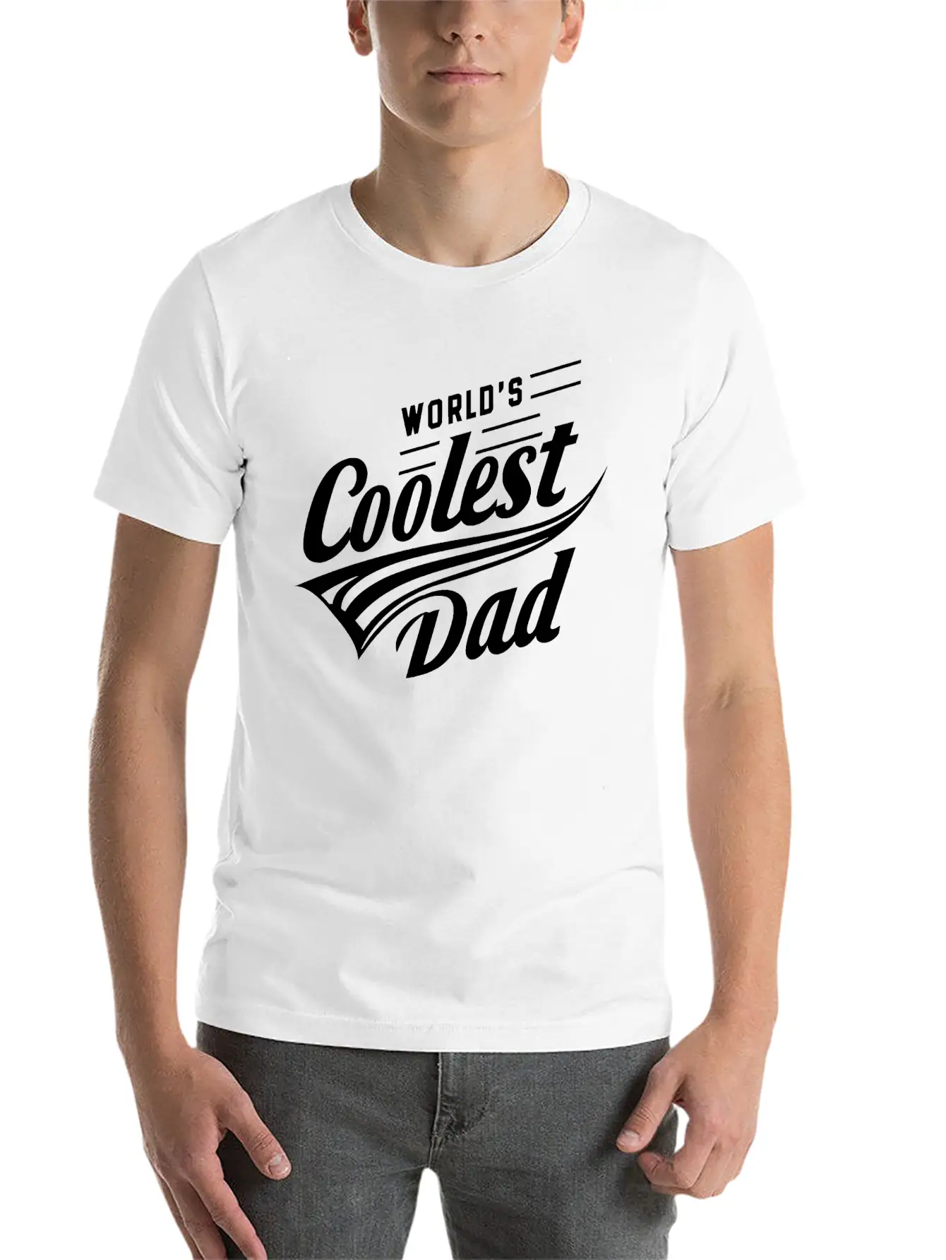 World Coolest Dad Essential Cotton Tee For Daily Outfits – Unisex Style