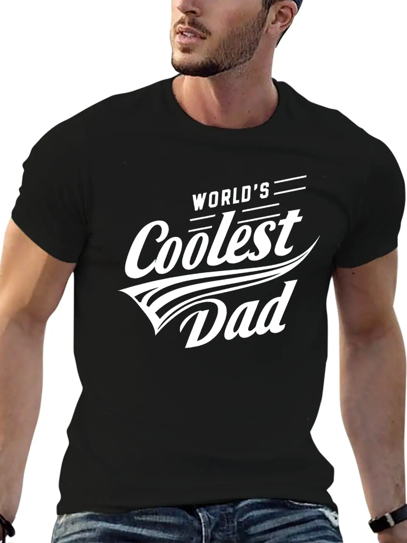 World Coolest Dad Essential Cotton Tee For Daily Outfits – Unisex Style