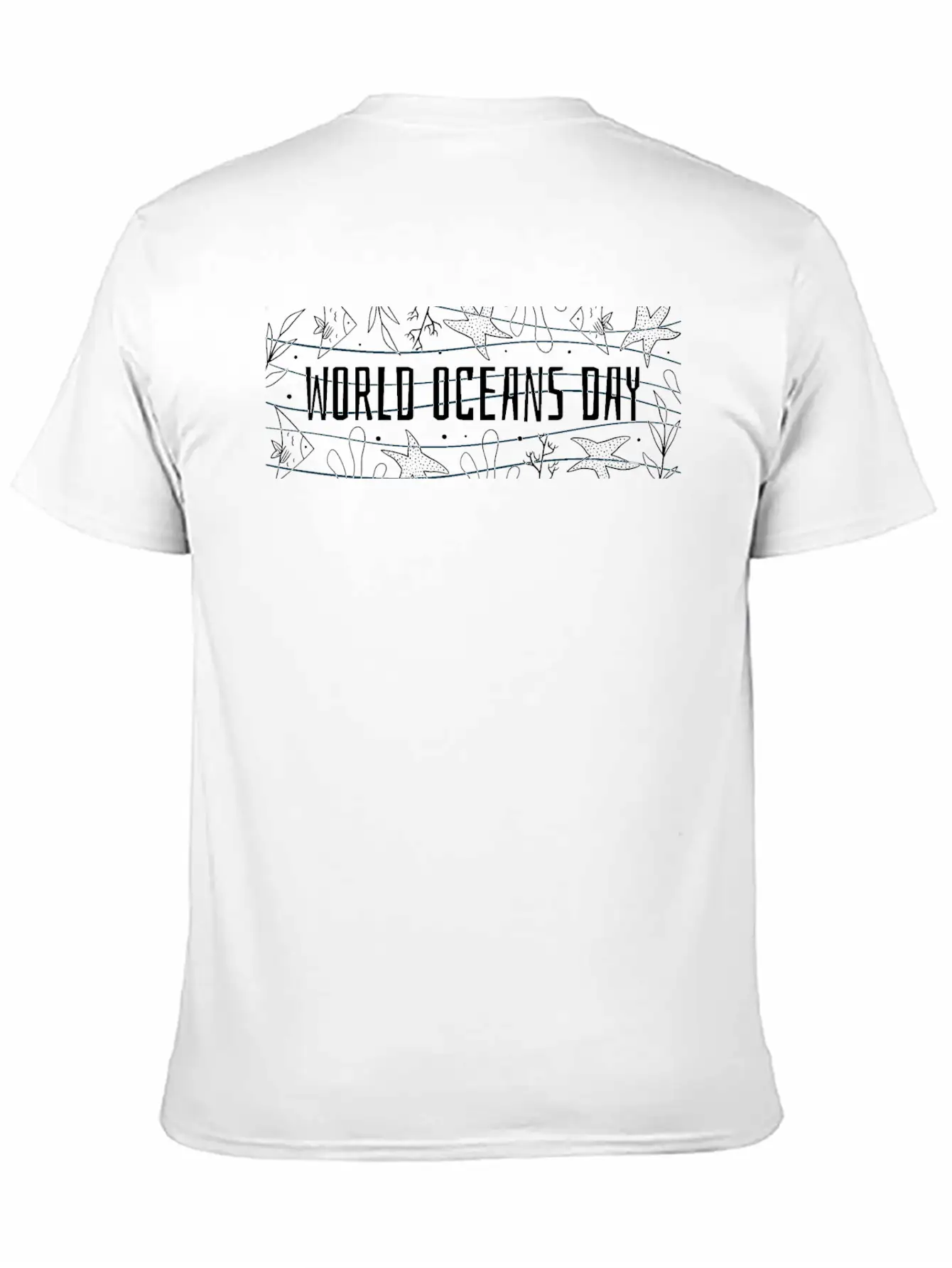 World Oceans Day Unisex Casual T-Shirt – Clean Design For Daily Comfort