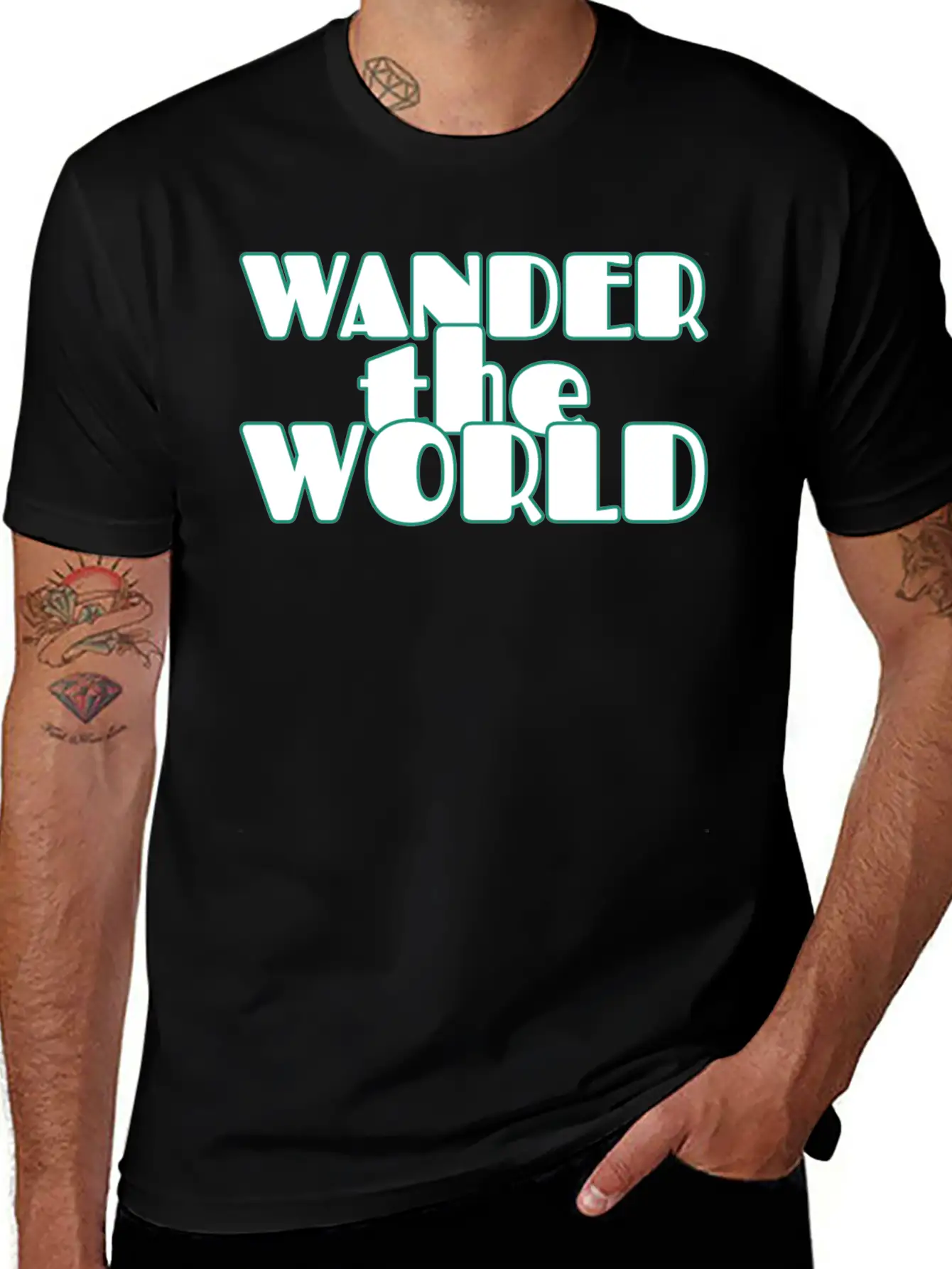 World Traveler. Travel. Traveling Relaxed Everyday Tee – Lightweight And Durable Cotton