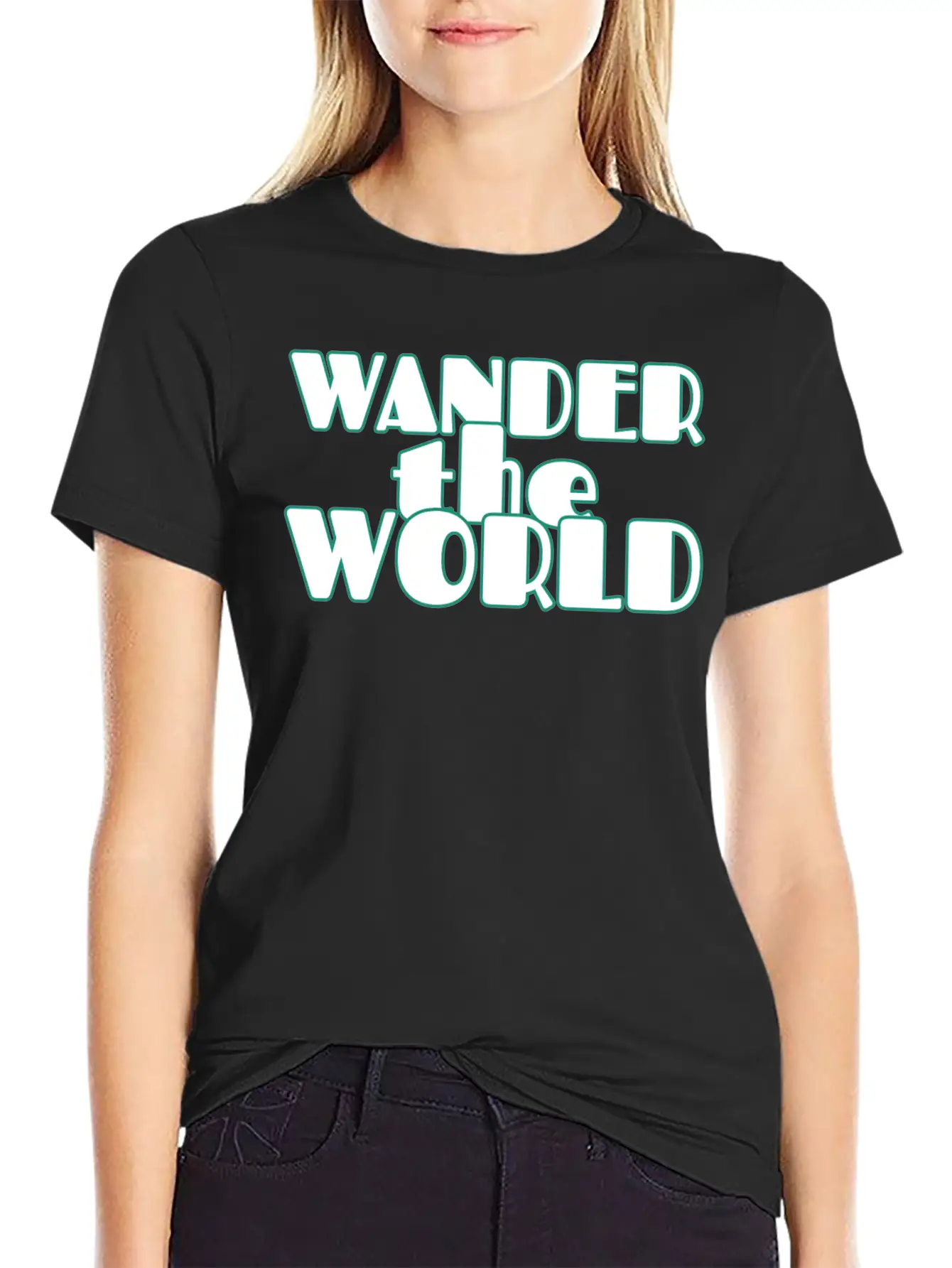 World Traveler. Travel. Traveling Relaxed Everyday Tee – Lightweight And Durable Cotton