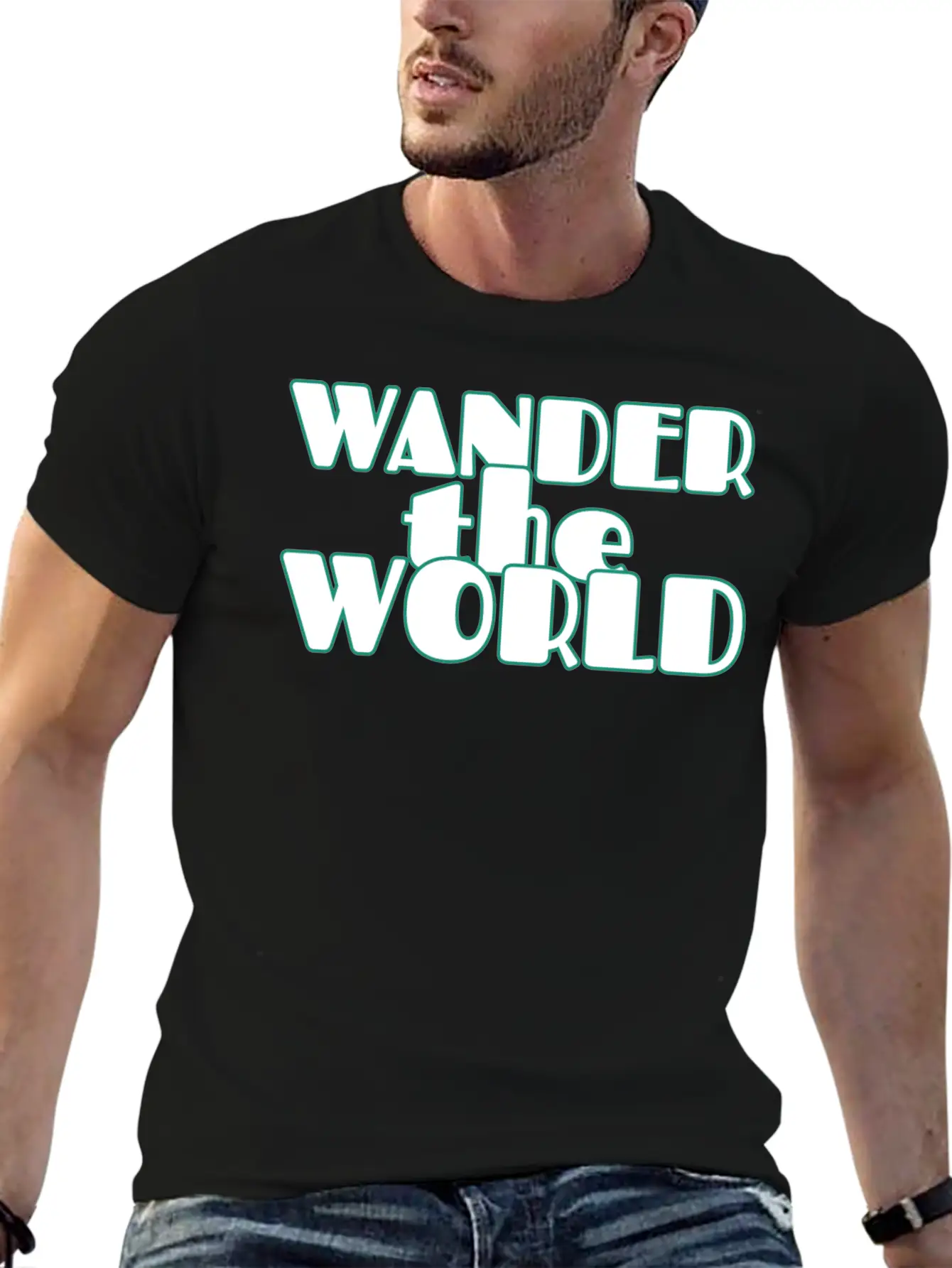 World Traveler. Travel. Traveling Relaxed Everyday Tee – Lightweight And Durable Cotton
