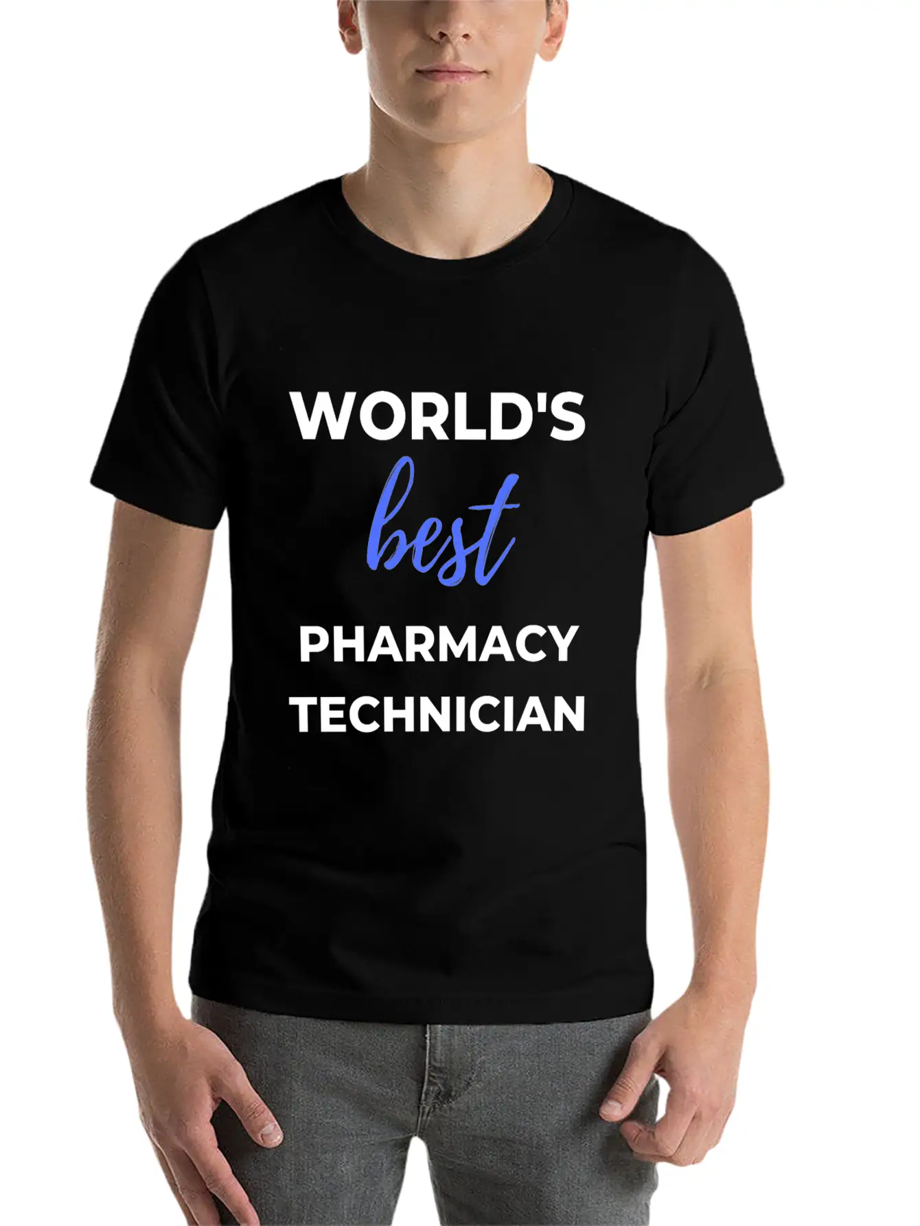 World's Best Pharmacy Technician Lightweight Cotton T-Shirt – Daily Comfort Graphic Shirt