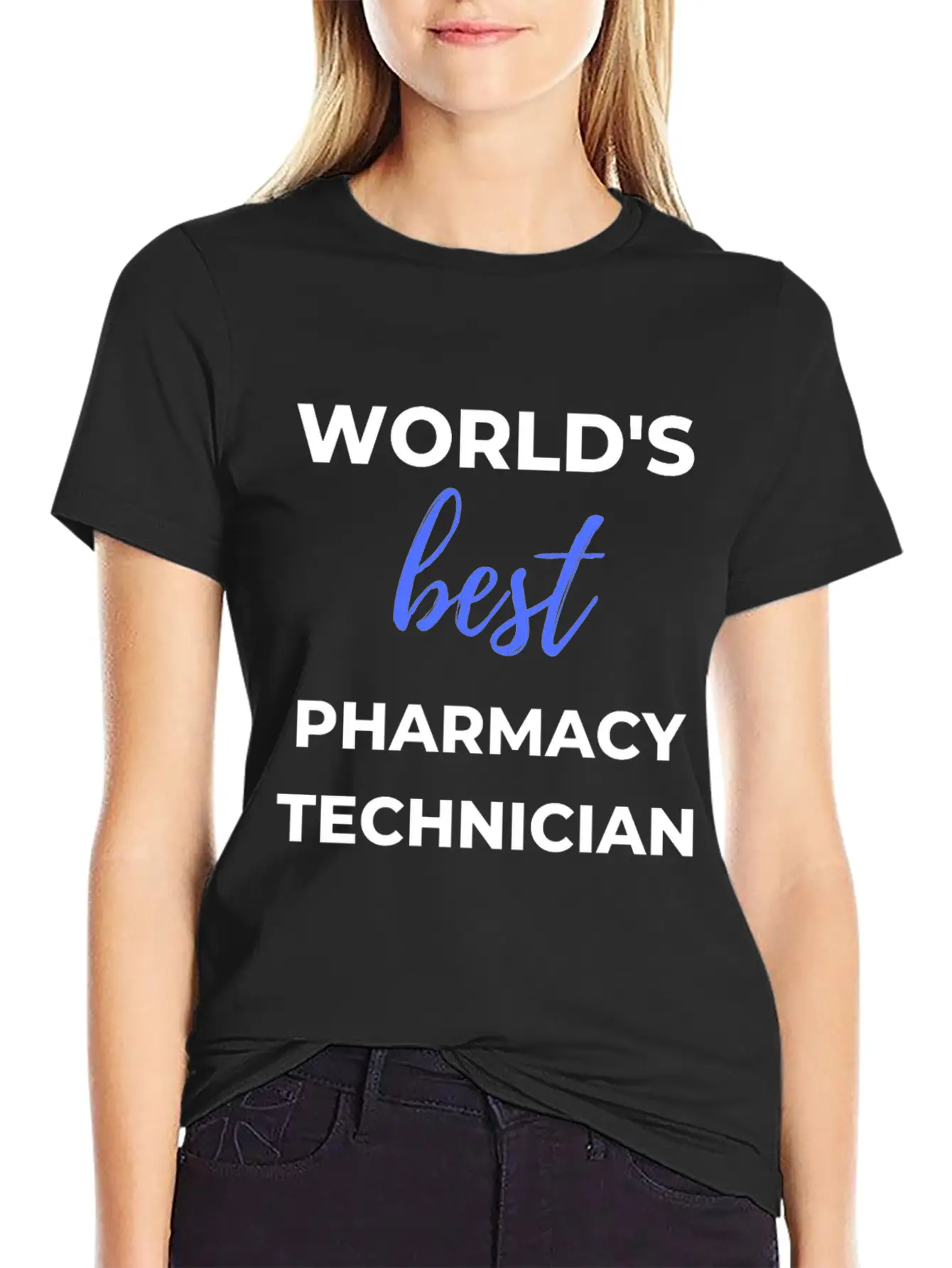 World's Best Pharmacy Technician Lightweight Cotton T-Shirt – Daily Comfort Graphic Shirt