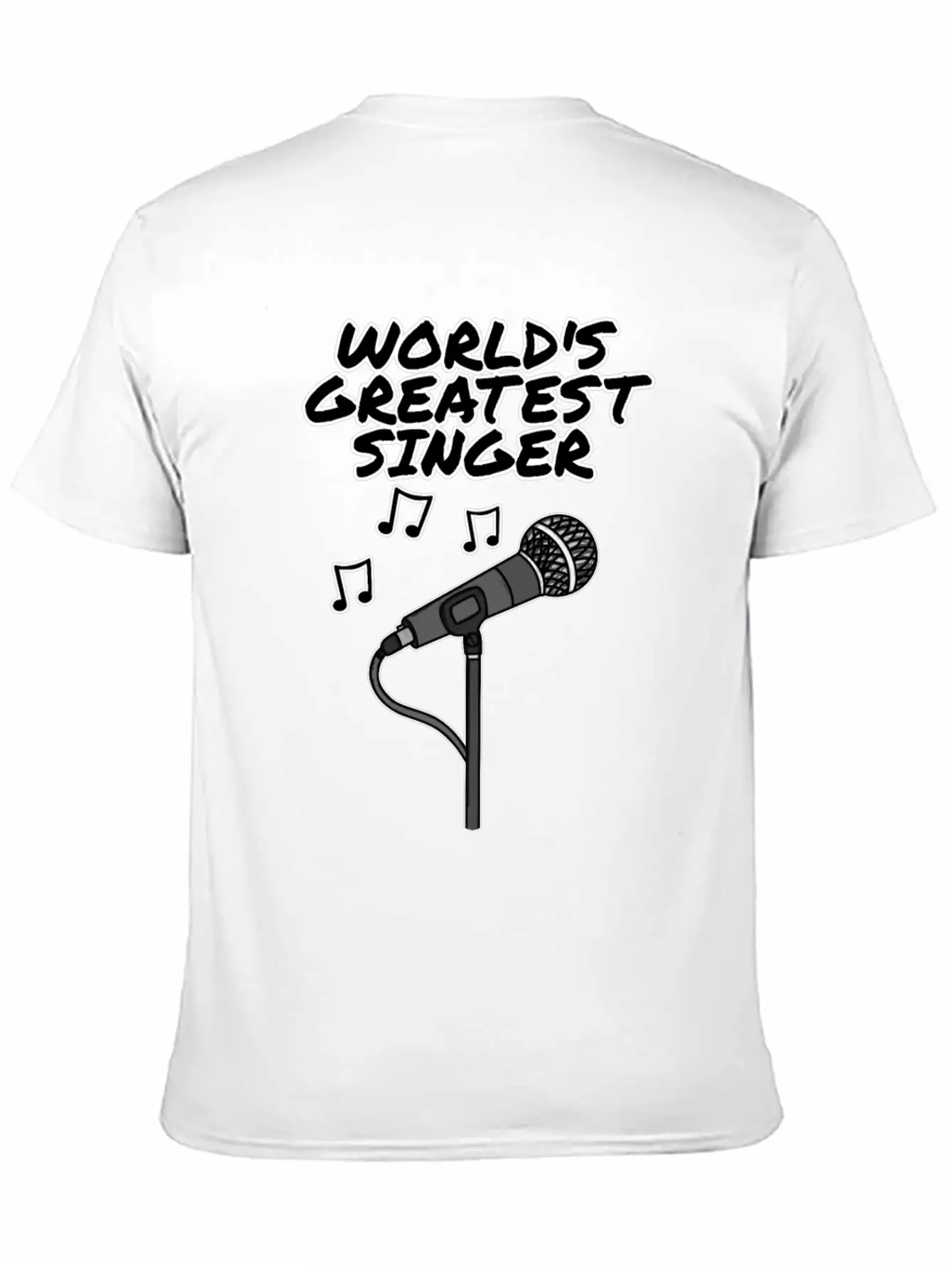 World's Greatest Singer, Singing Teacher Musician Lightweight Cotton T-Shirt – Daily Comfort Graphic Shirt