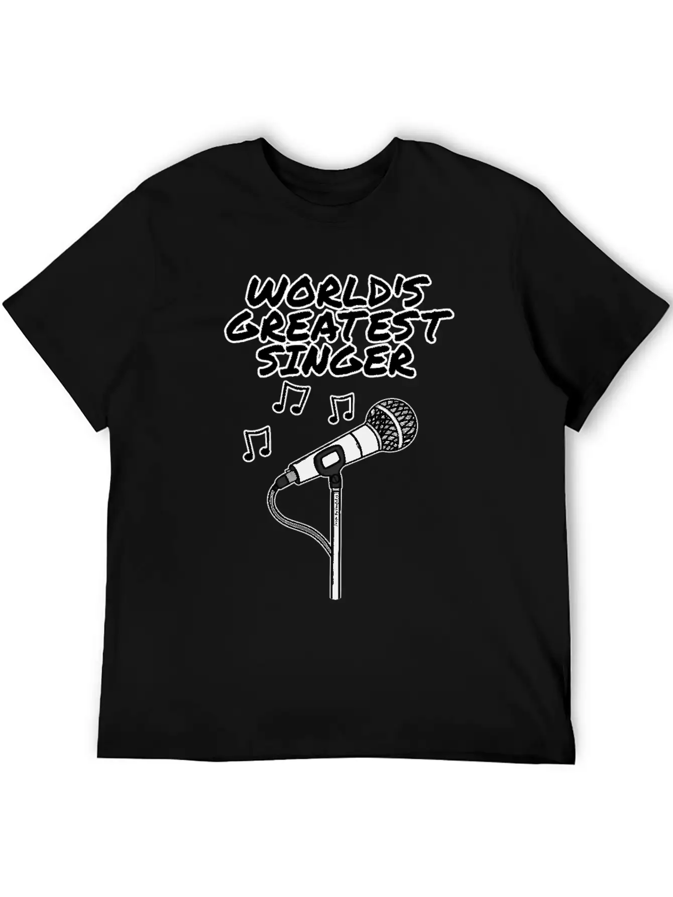 World's Greatest Singer, Singing Teacher Musician Lightweight Cotton T-Shirt – Daily Comfort Graphic Shirt