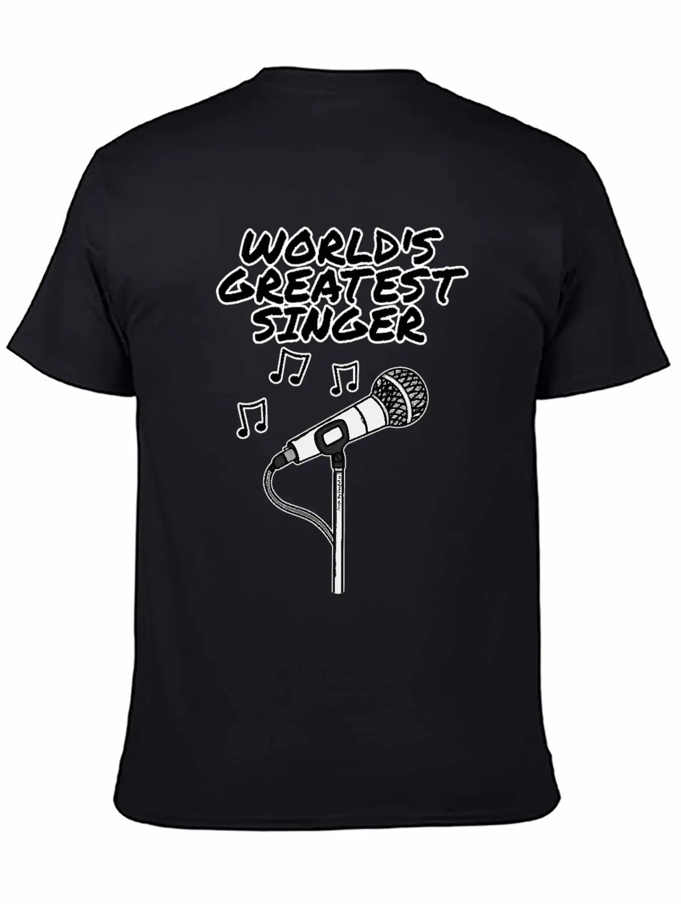 World's Greatest Singer, Singing Teacher Musician Lightweight Cotton T-Shirt – Daily Comfort Graphic Shirt