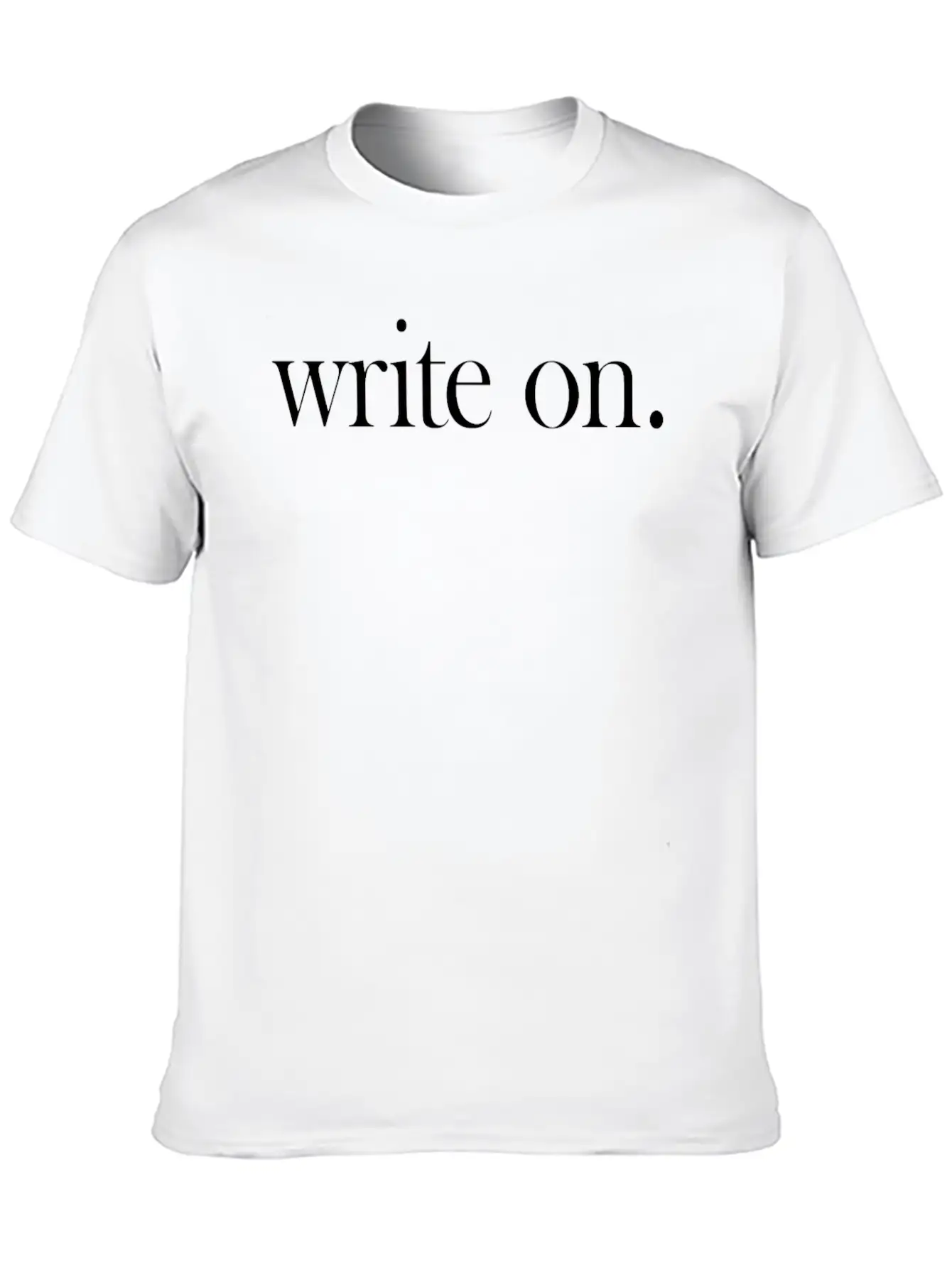 Write On Lightweight Cotton T-Shirt – Daily Comfort Graphic Shirt