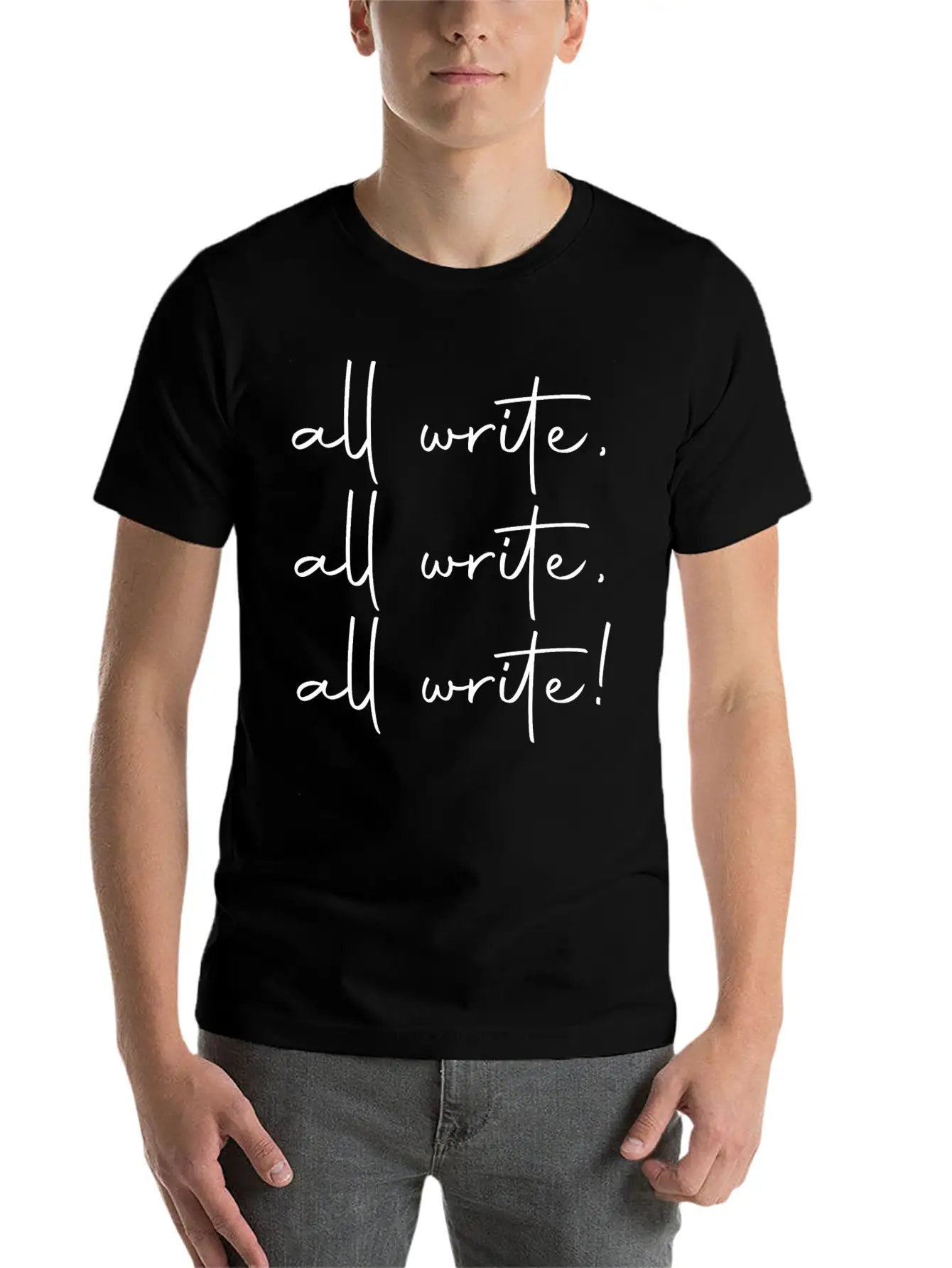 Writer Journalist Gift Book Lover Writing Reading Basic Graphic T-Shirt – Daily Comfort In Soft Cotton