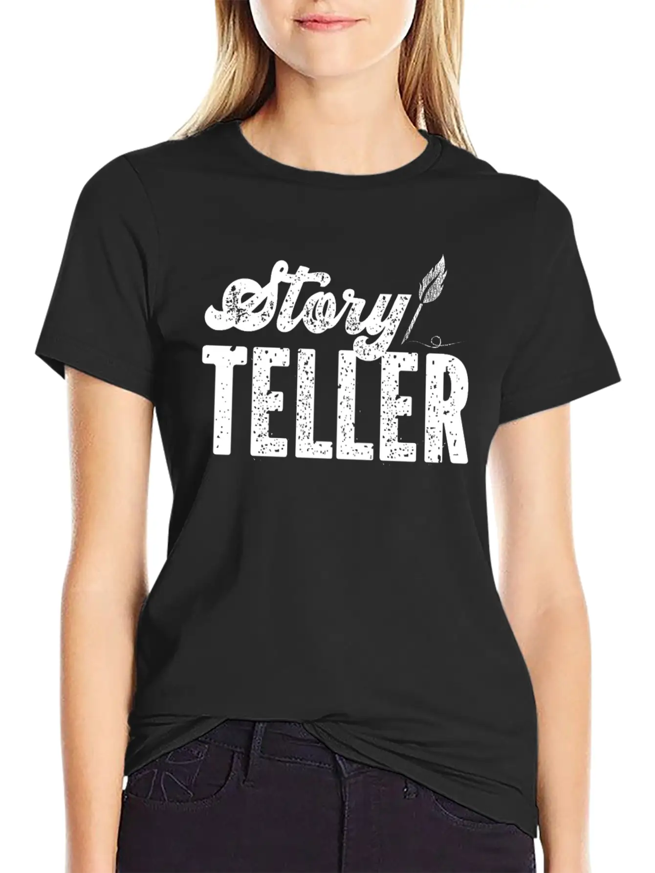 Writing Vintage Novel Writer & Classic Fit Graphic Tee For Daily Comfort – Unisex Cotton Shirt