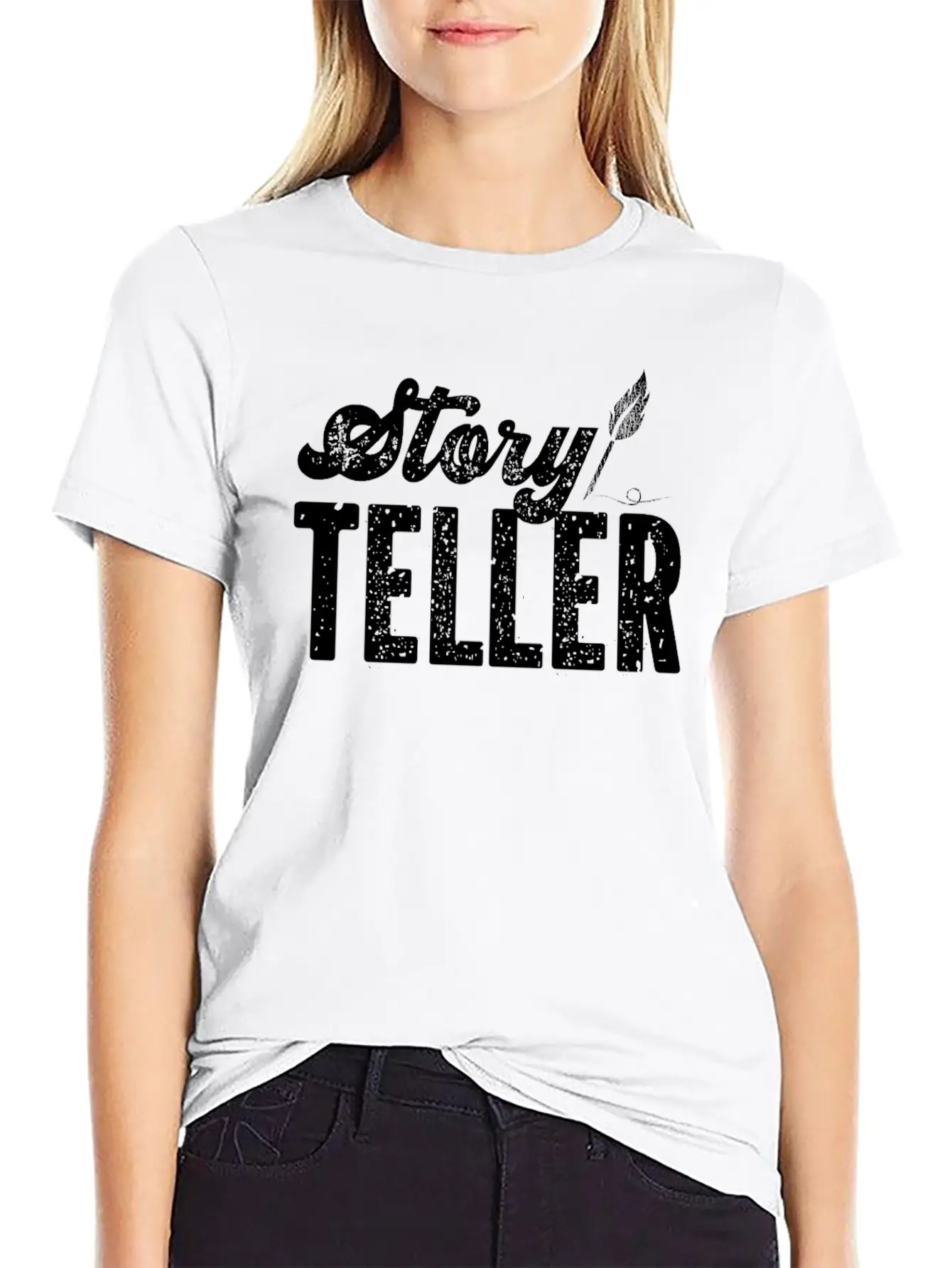 Writing Vintage Novel Writer & Classic Fit Graphic Tee For Daily Comfort – Unisex Cotton Shirt