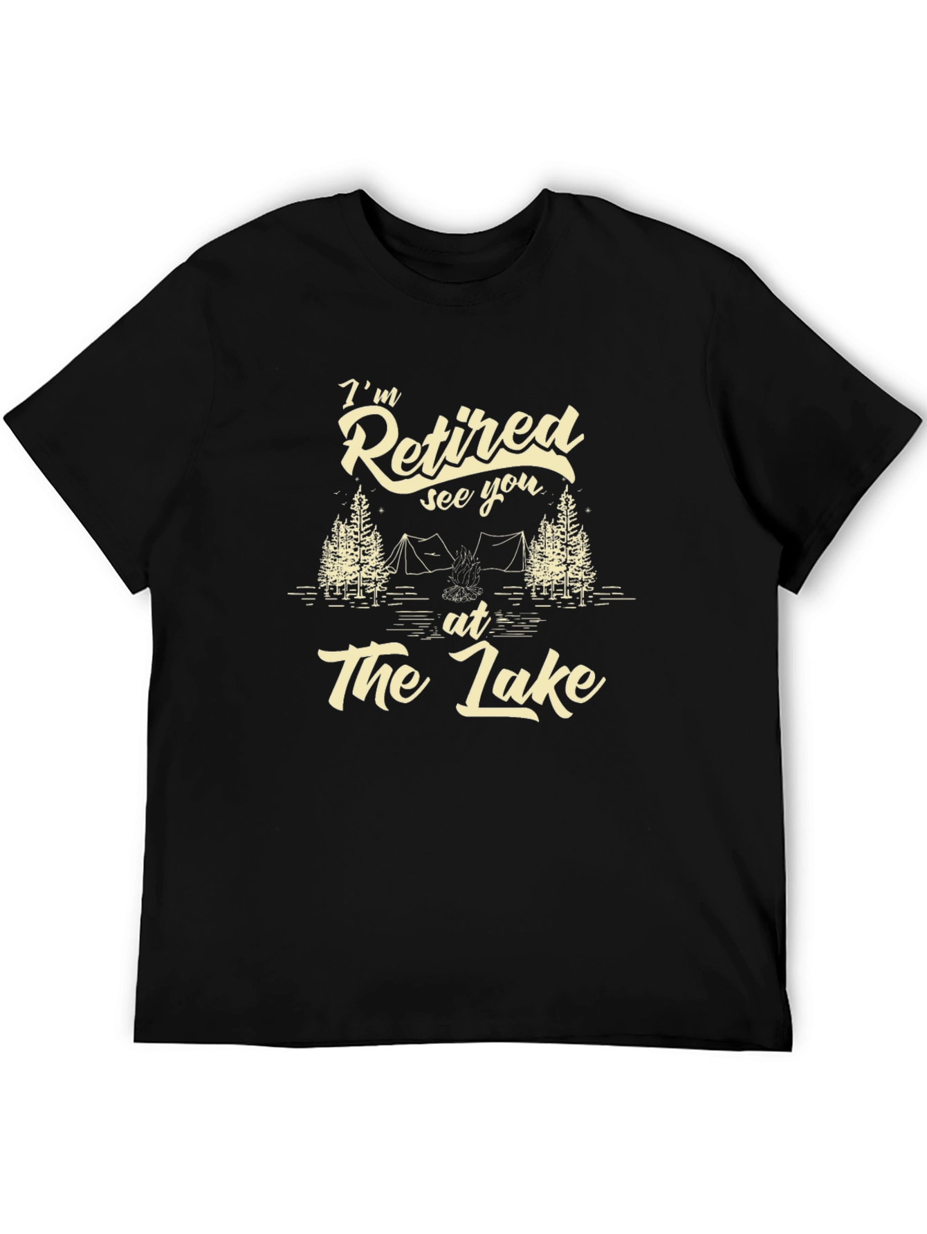 Retired at The Lake Graphic Tee