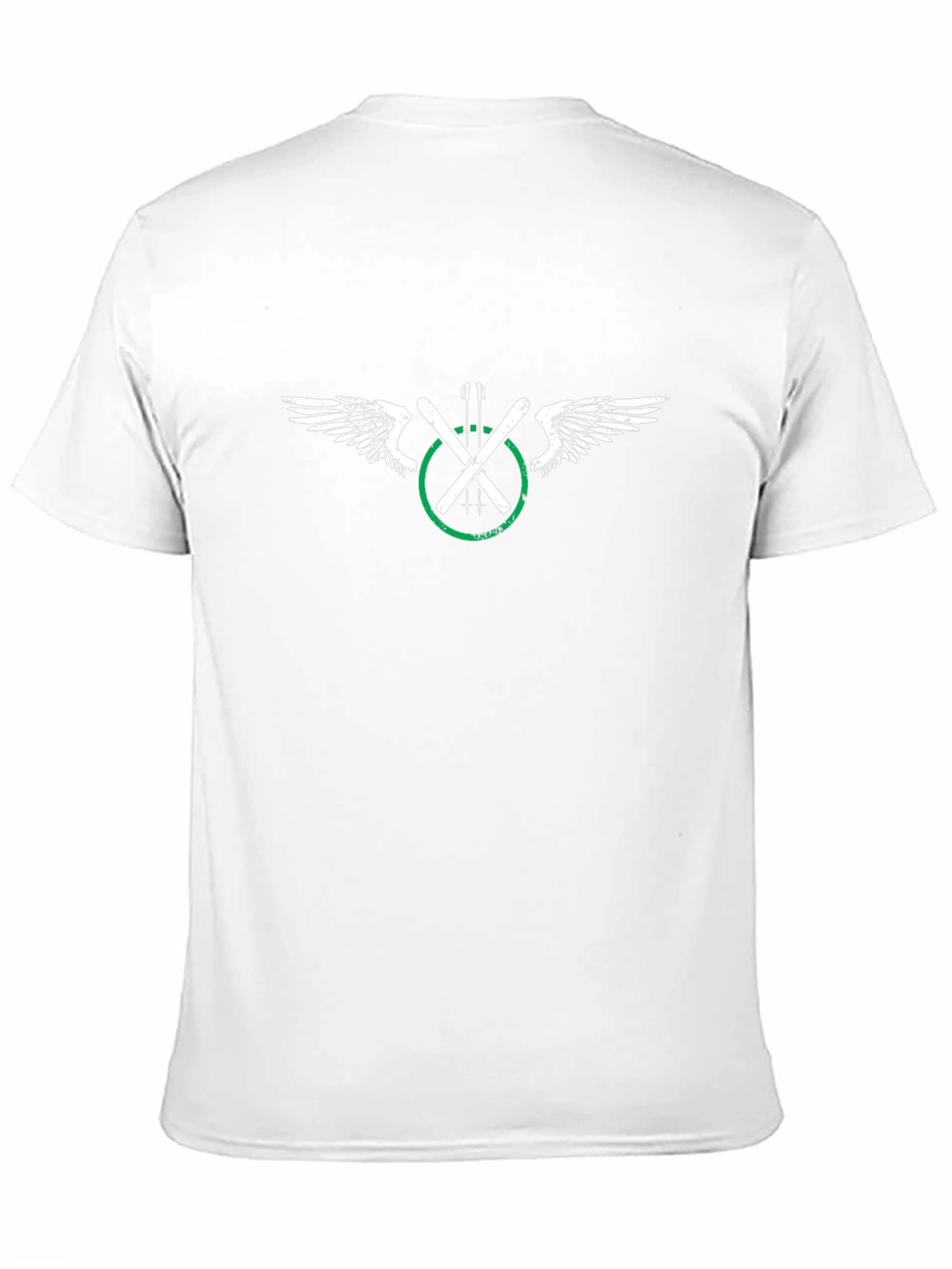 Winged Ski T-Shirt - Black