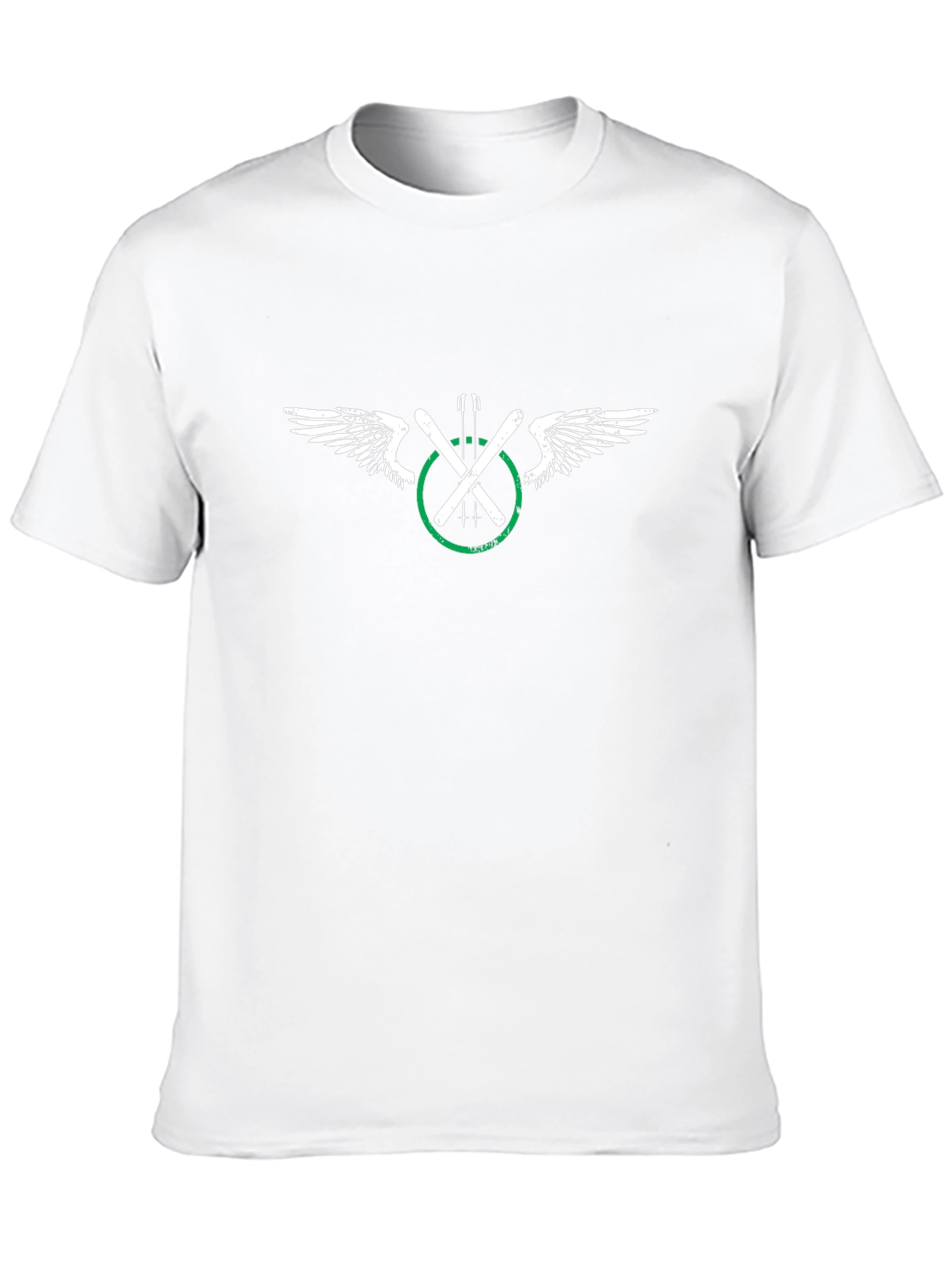 Winged Ski T-Shirt - Black