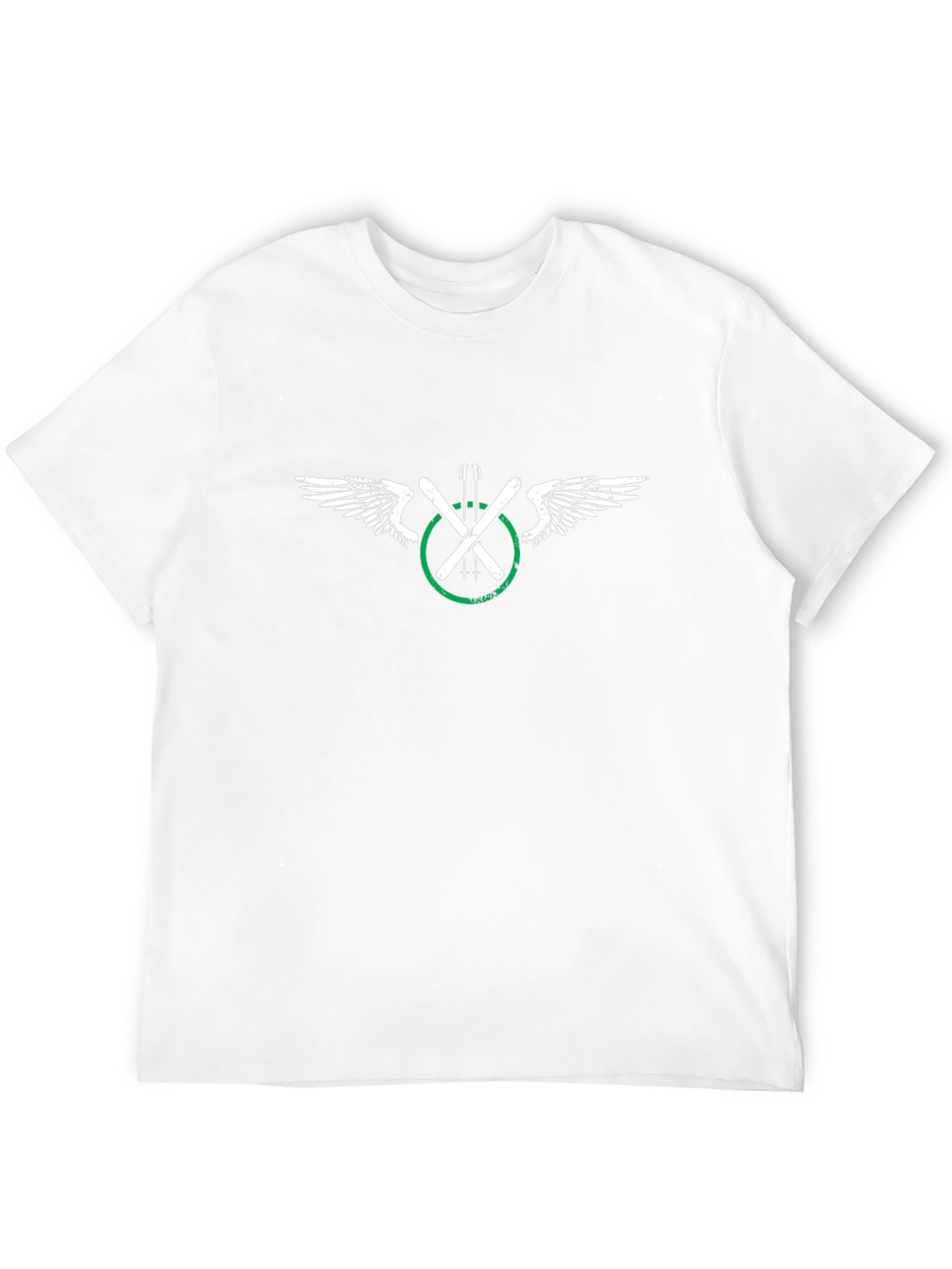 Winged Ski T-Shirt - Black