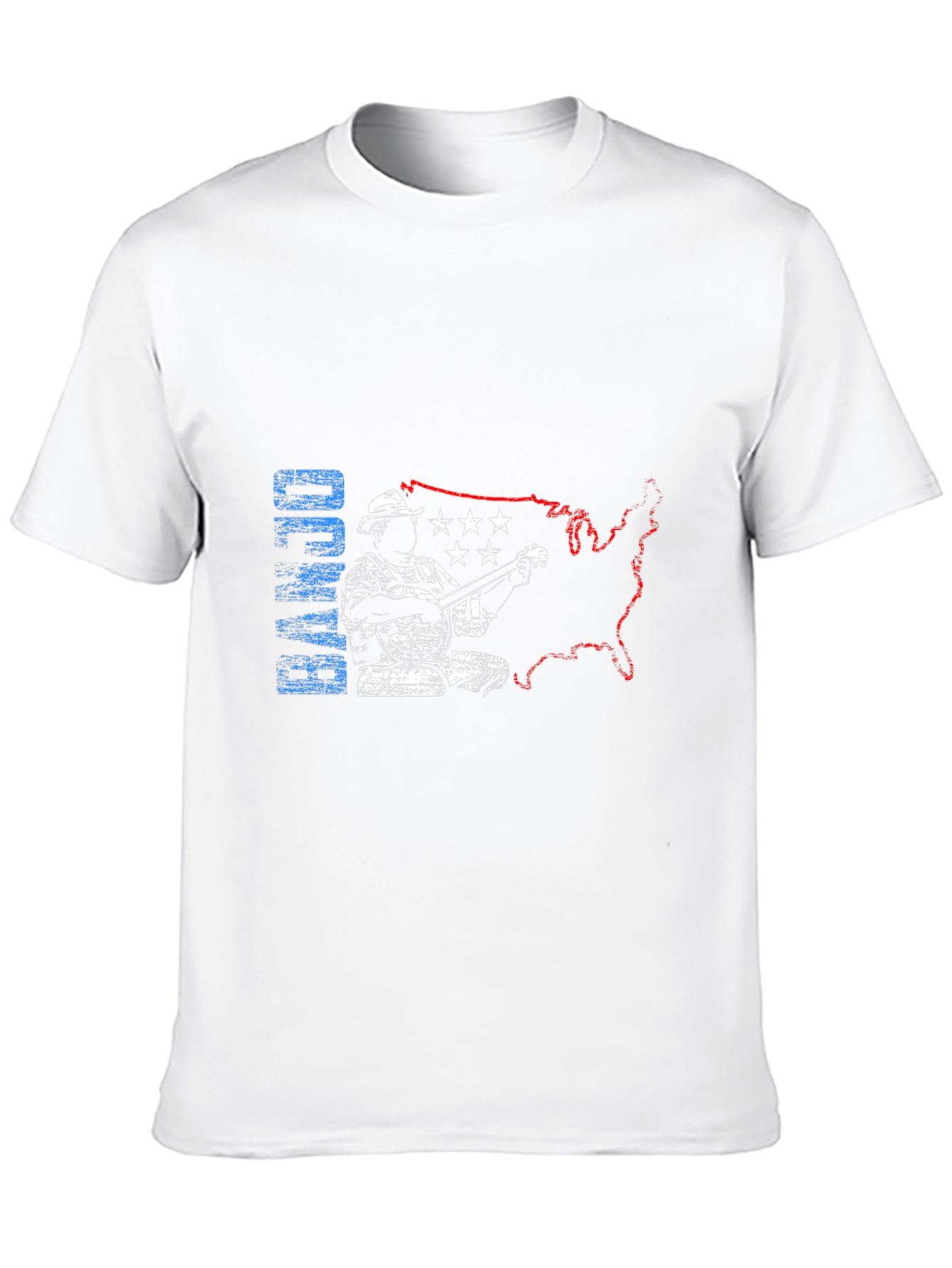 Patriotic Banjo Player T-Shirt