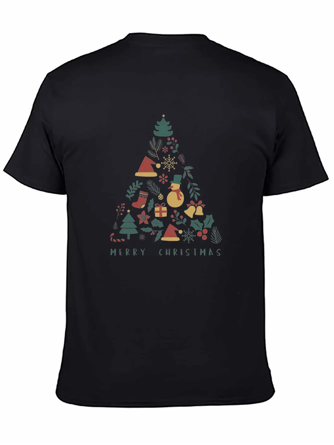 Xmas Tree Lightweight Cotton T-Shirt – Daily Comfort Graphic Shirt