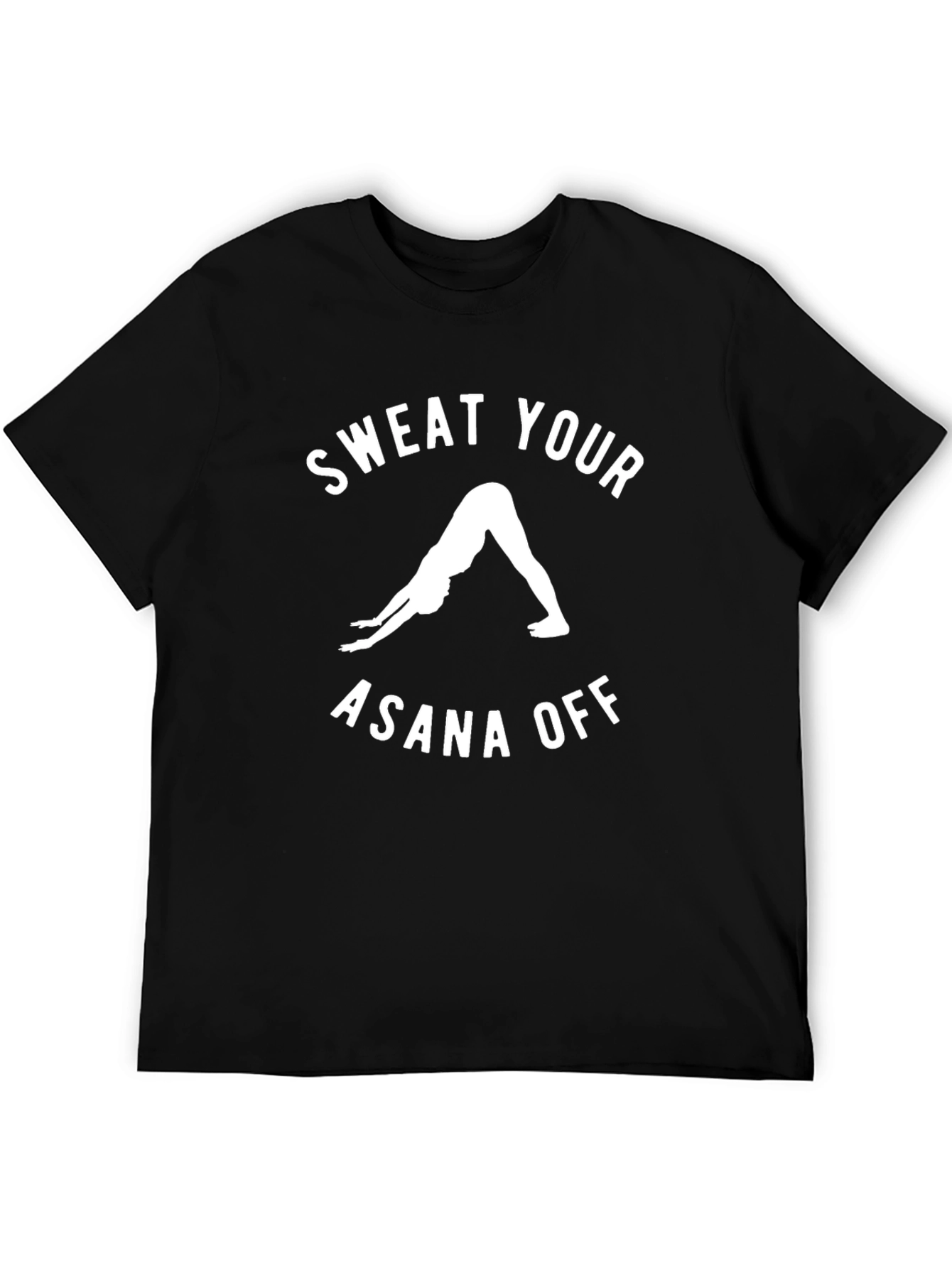 Sweat Your Asana Off Yoga T-Shirt - Black