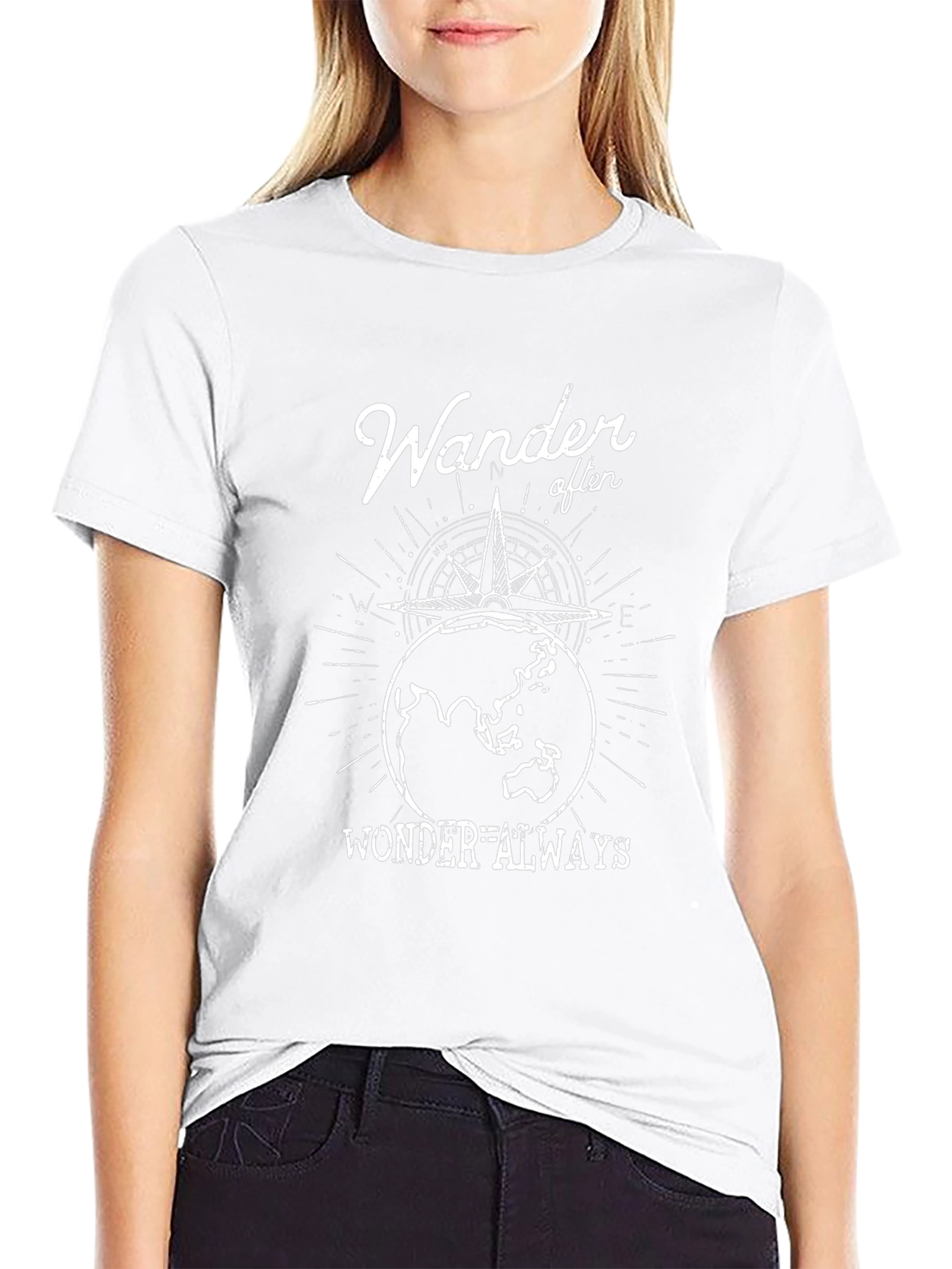 Wander Often Wonder Always Graphic T-Shirt