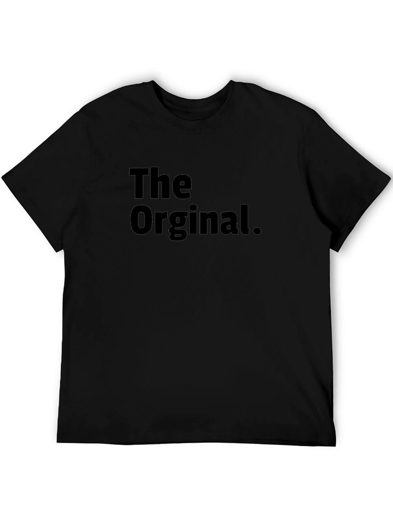 The Orginal. Black Graphic Tee Shirt