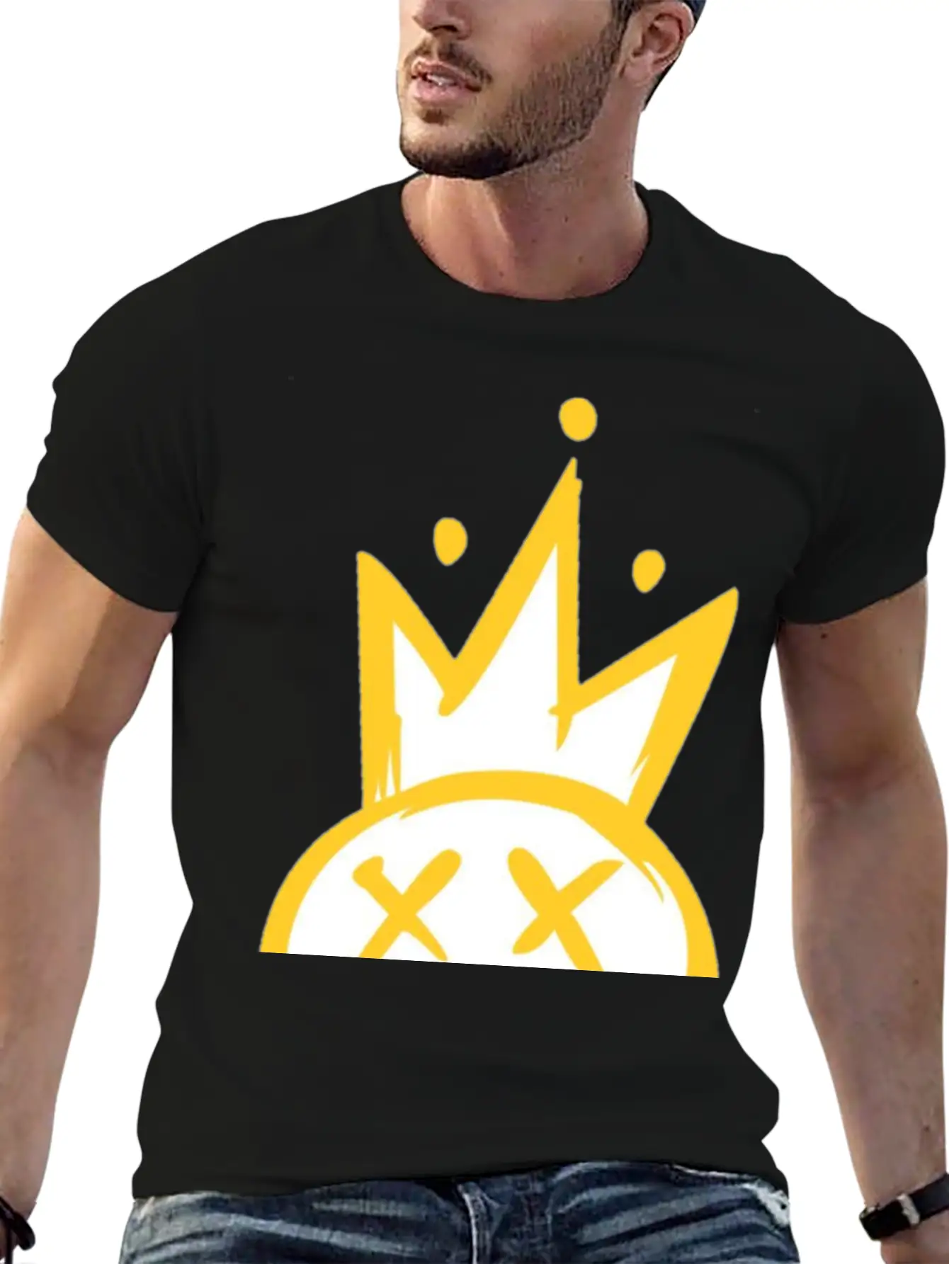 Xx Eyes Face Unisex Casual T-Shirt – Clean Design For Daily Comfort