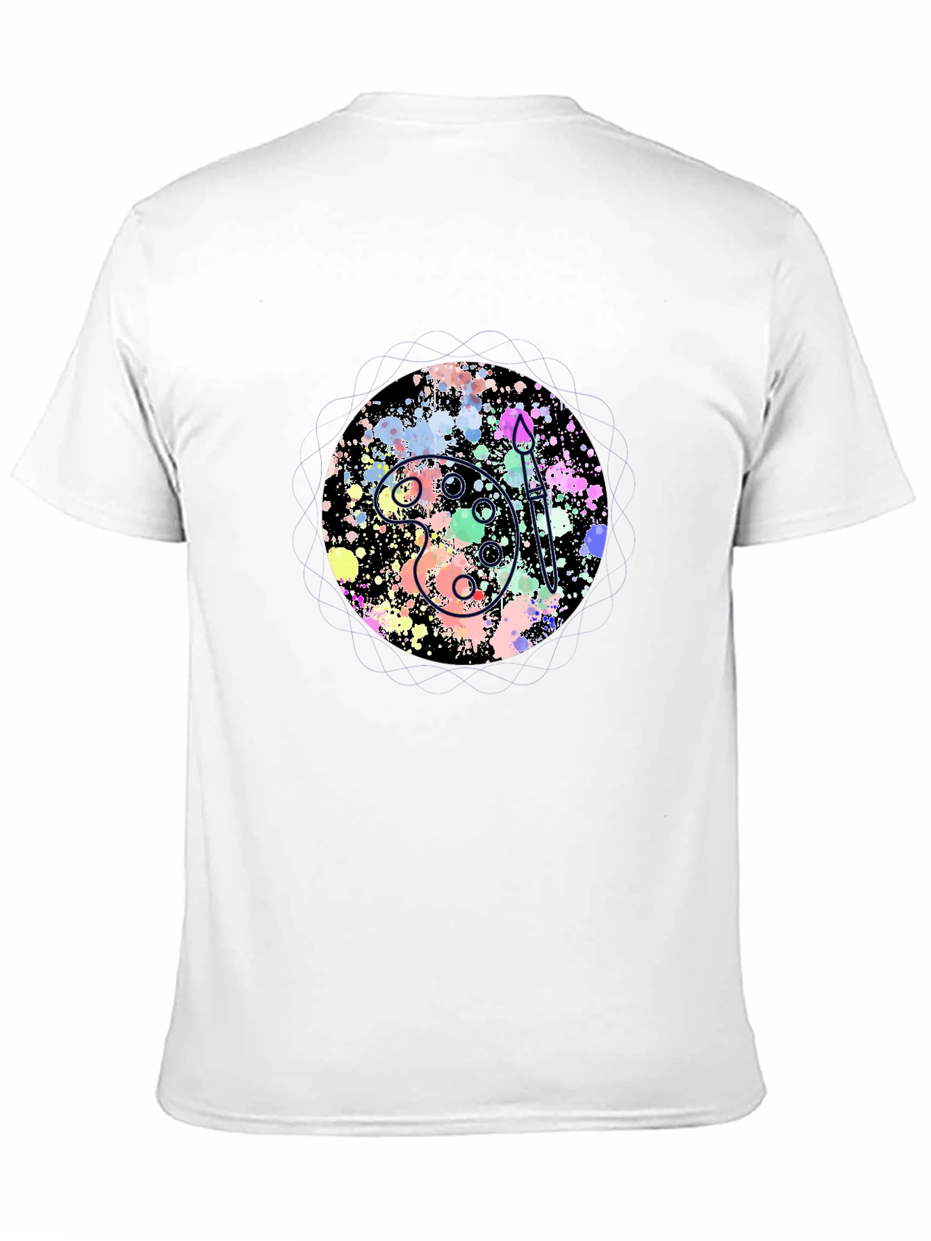 Artist Palette Graphic Tee - Black