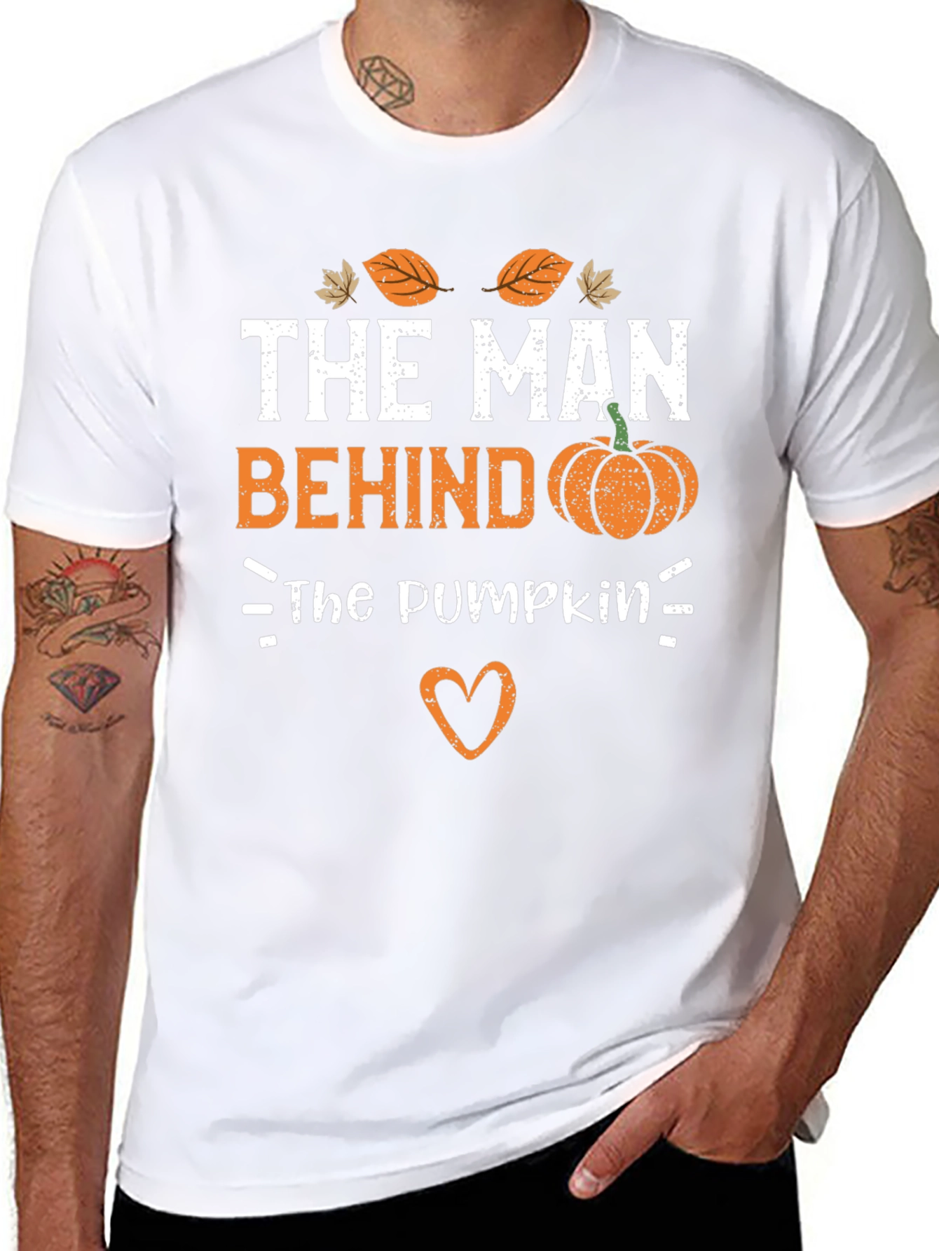The Man Behind the Pumpkin Graphic Tee