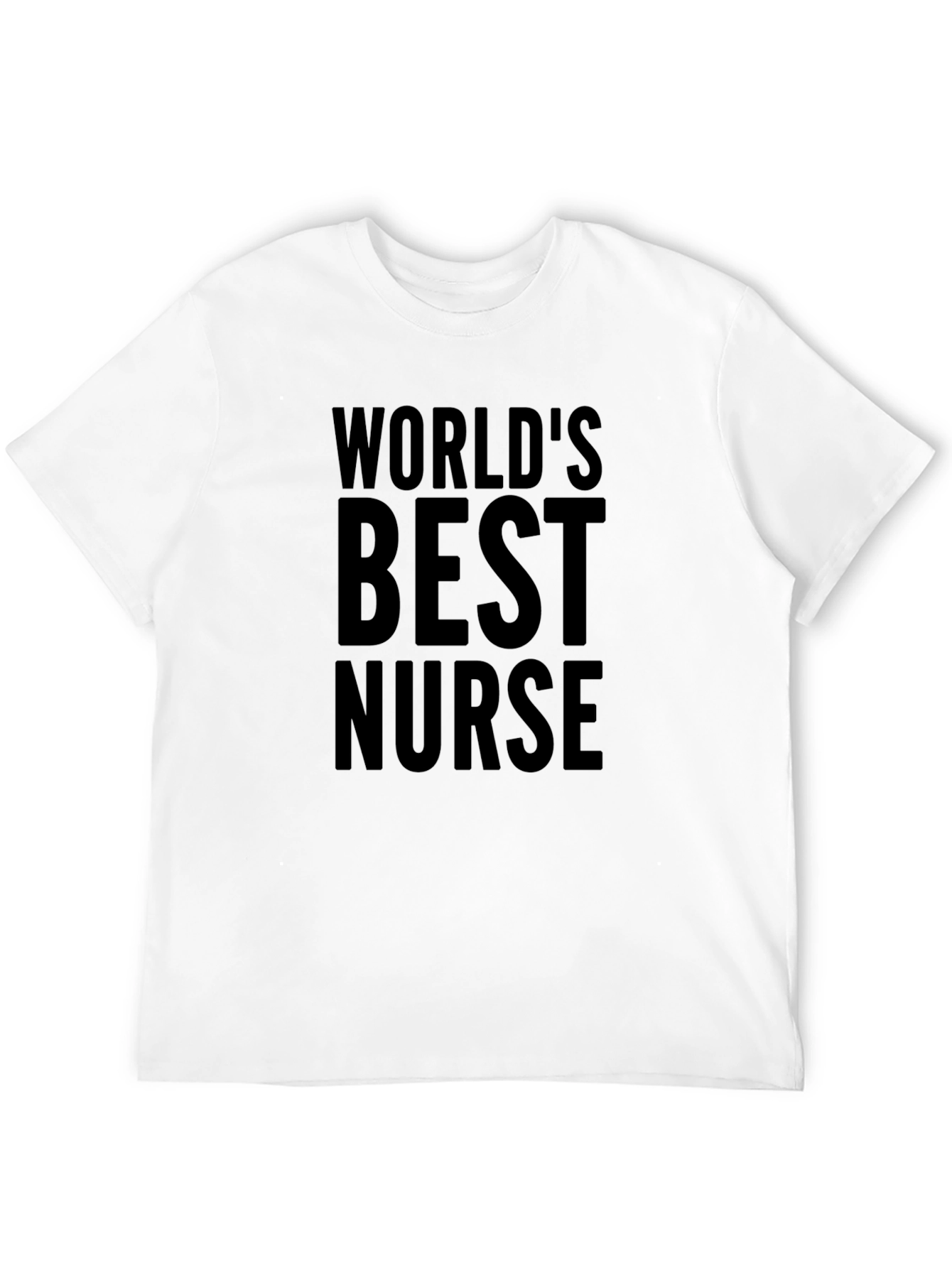 Worlds Best Nurse Graphic Tee - Black