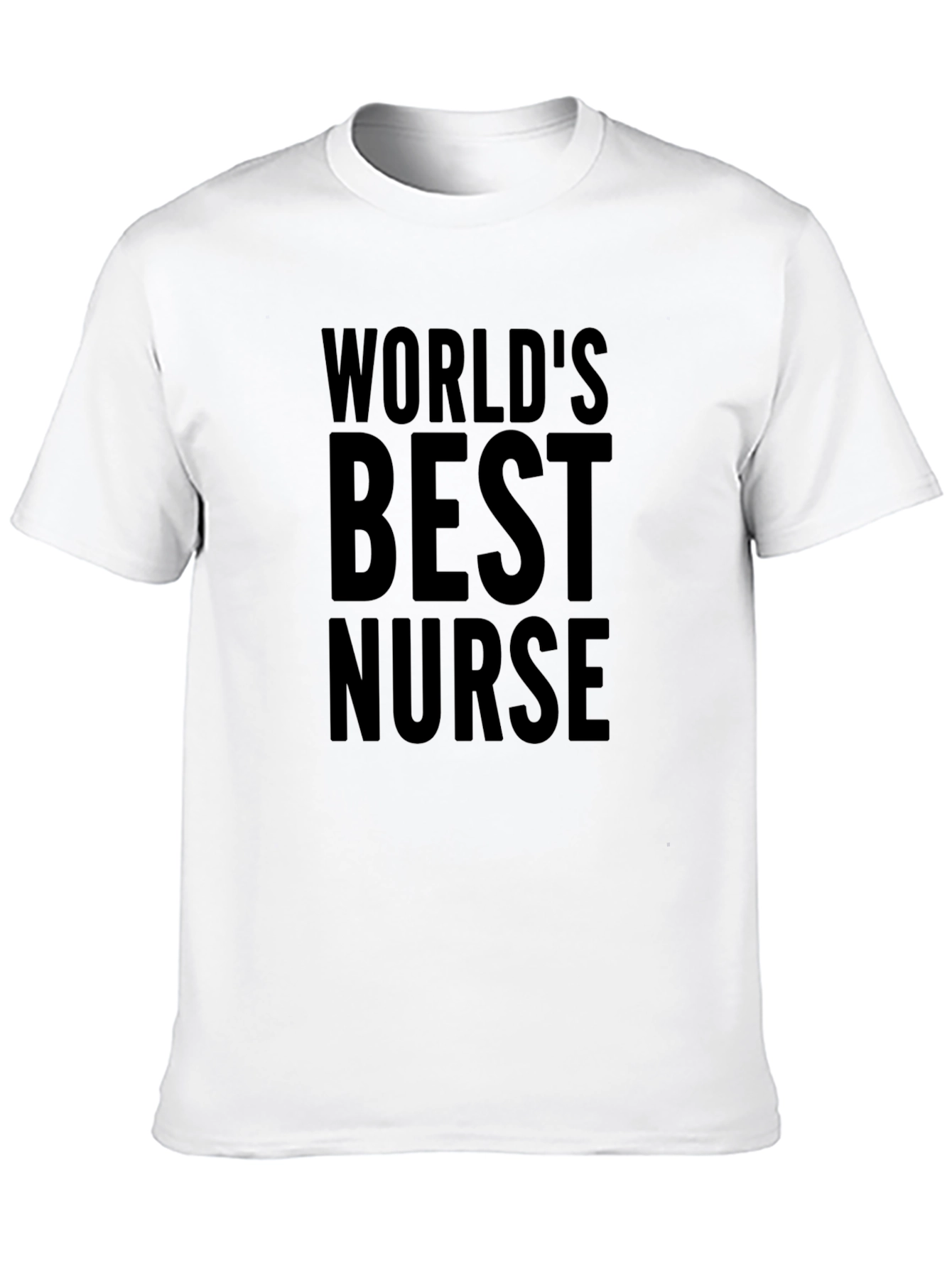 Worlds Best Nurse Graphic Tee - Black