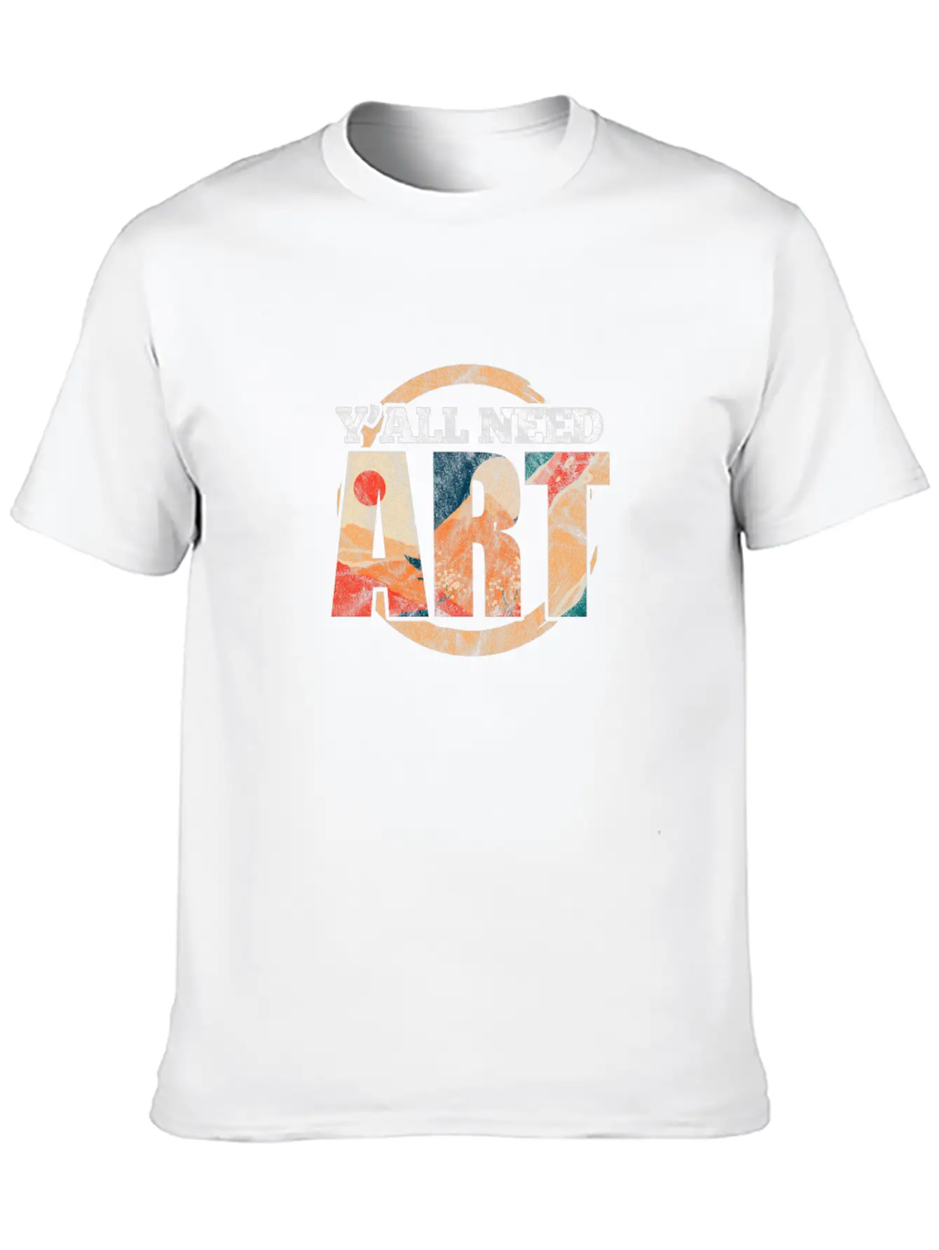 Y'All Need Art Art Teacher Lightweight Cotton T-Shirt – Daily Comfort Graphic Shirt